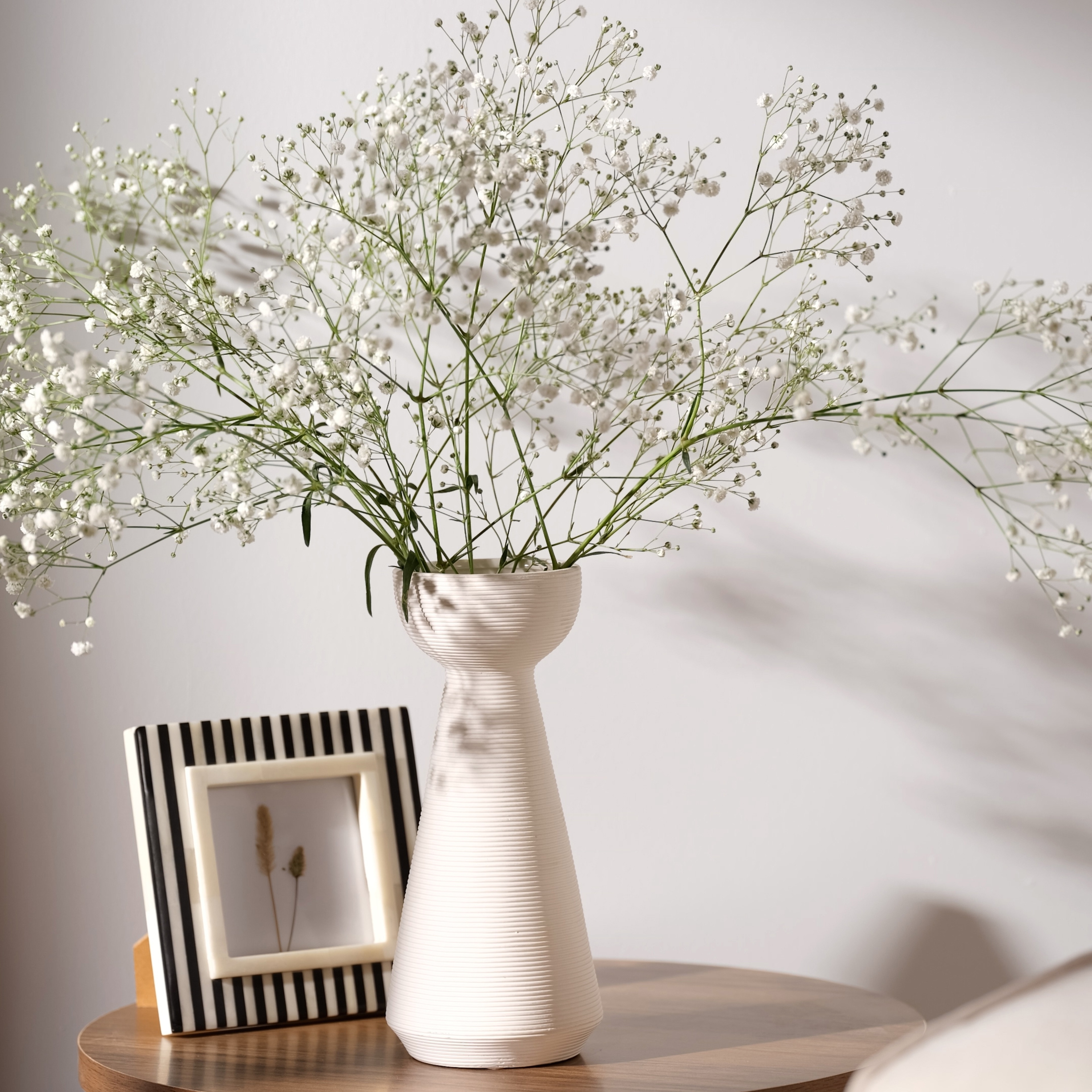 Lılıng Seramik Vazo 23 Cm Ekru