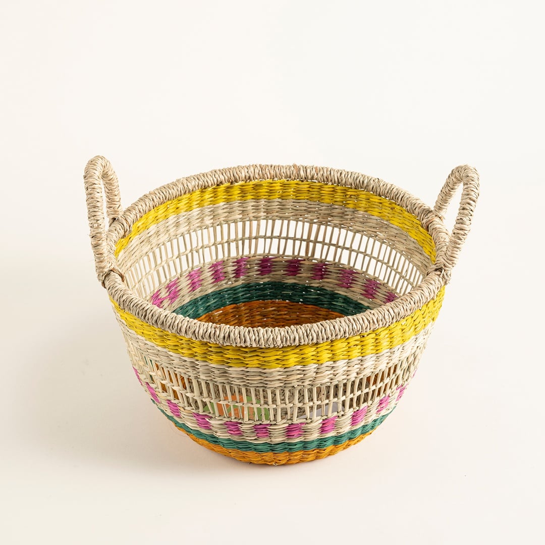 Tam Dao Deniz Çayırı Sepet 28x18 Cm Renkli