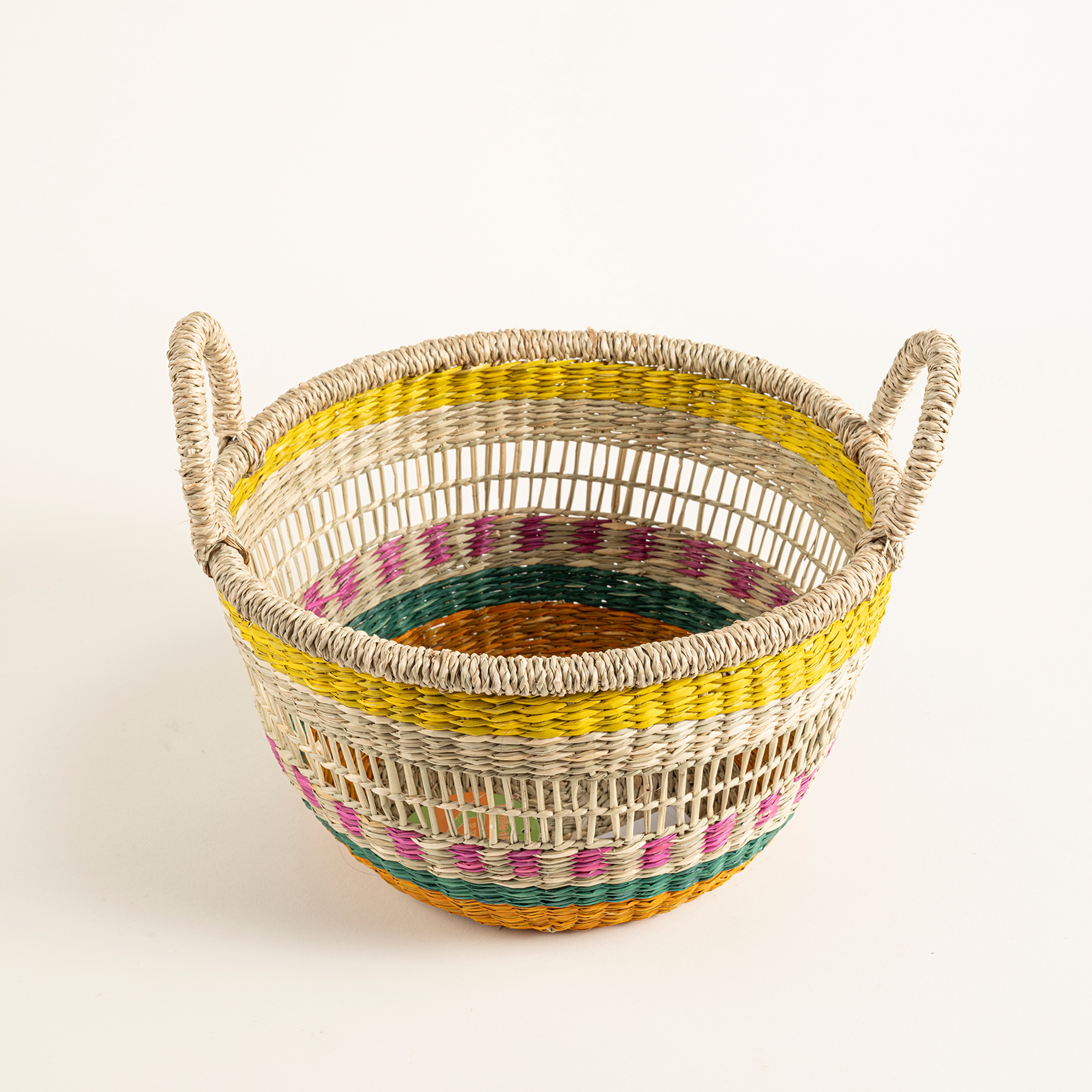 Tam Dao Deniz Çayırı Sepet 28x18 Cm Renkli