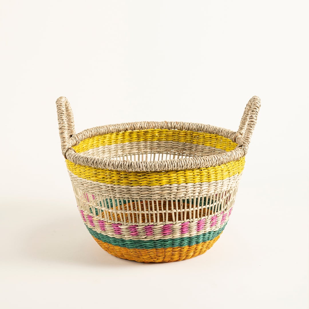 Tam Dao Deniz Çayırı Sepet 28x18 Cm Renkli