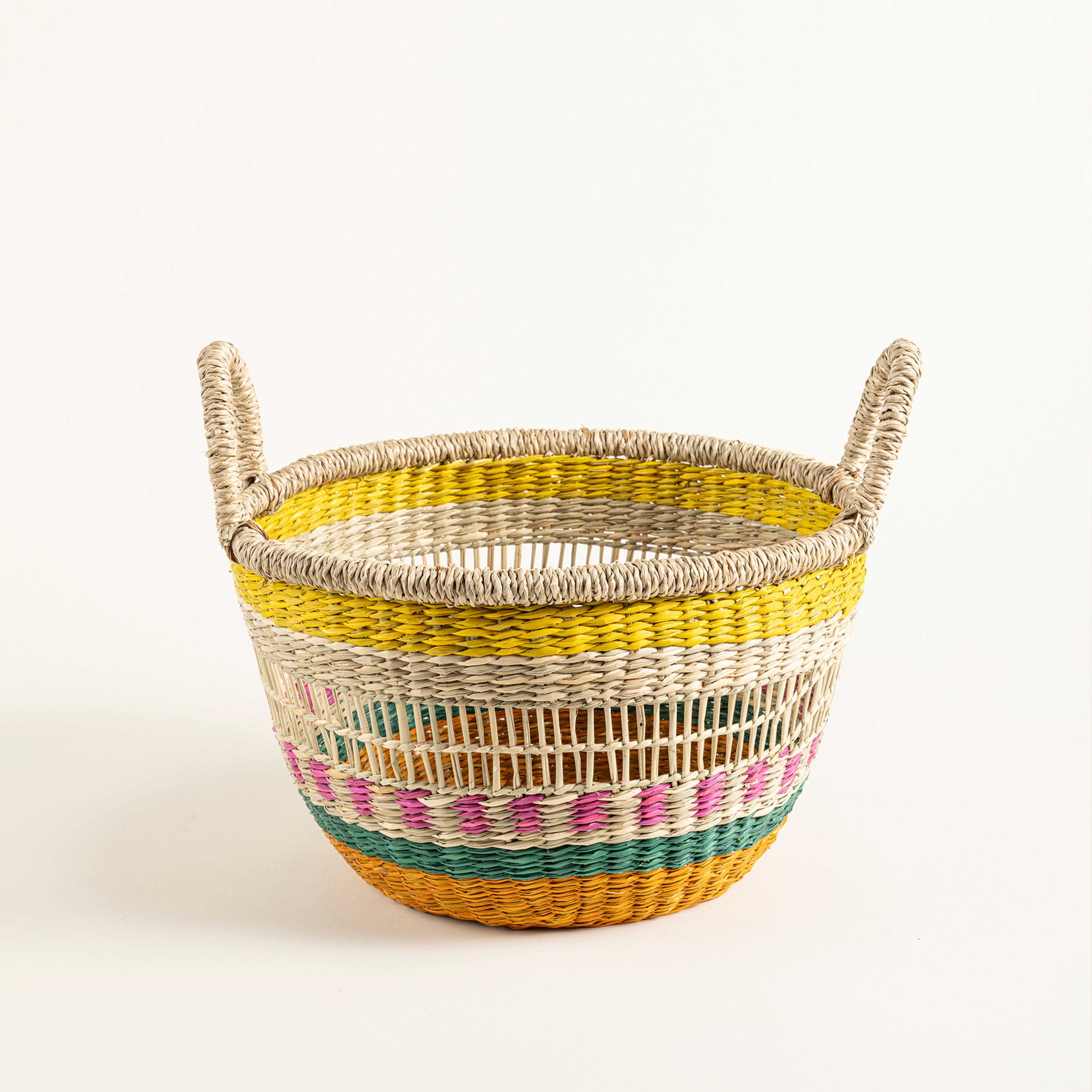 Tam Dao Deniz Çayırı Sepet 28x18 Cm Renkli