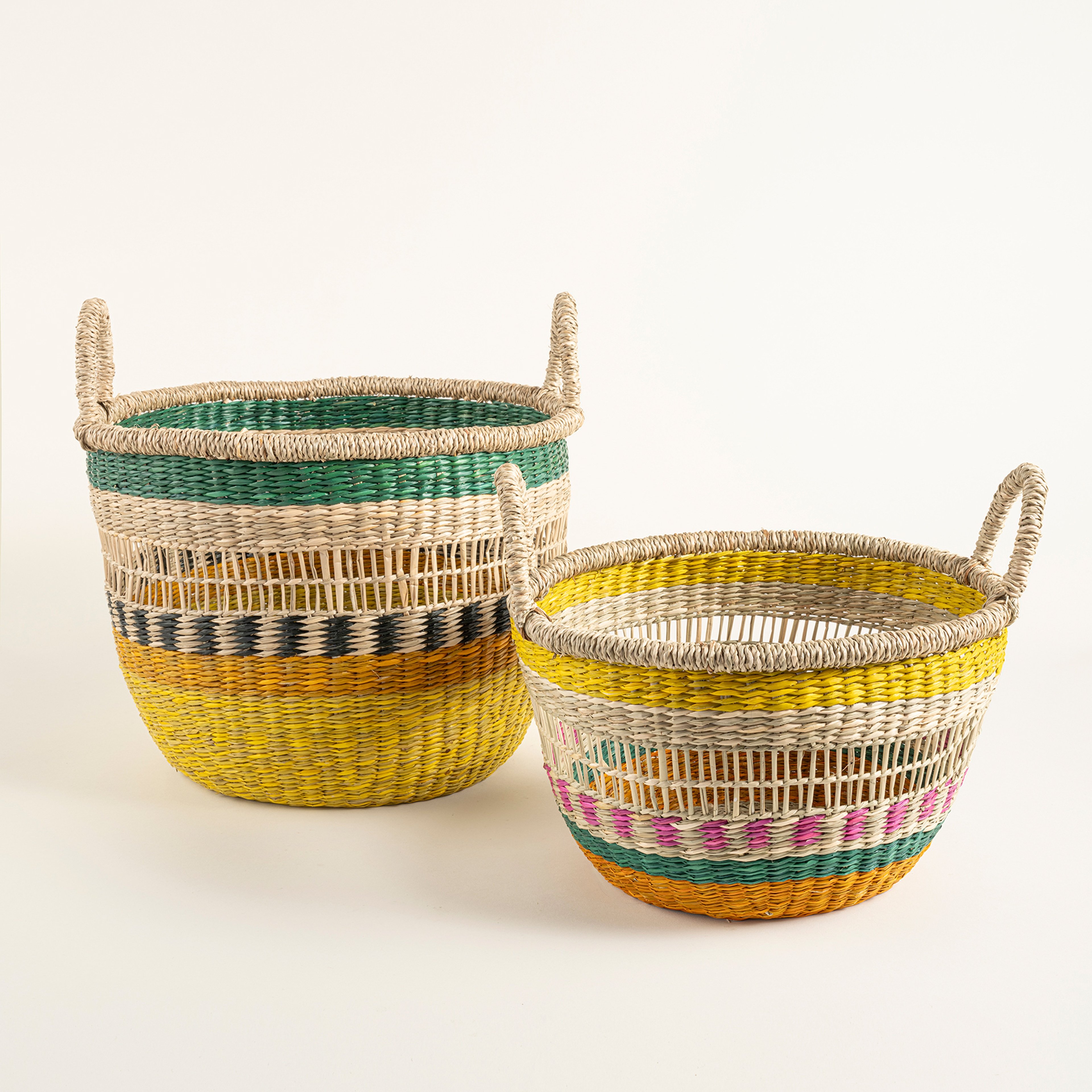 Tam Dao Deniz Çayırı Sepet 28x18 Cm Renkli