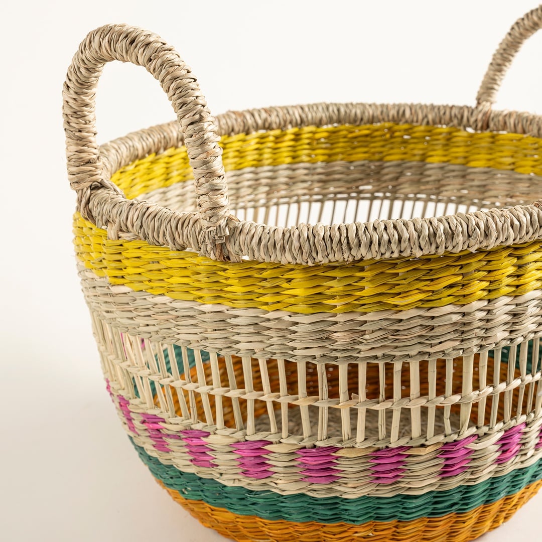 Tam Dao Deniz Çayırı Sepet 28x18 Cm Renkli