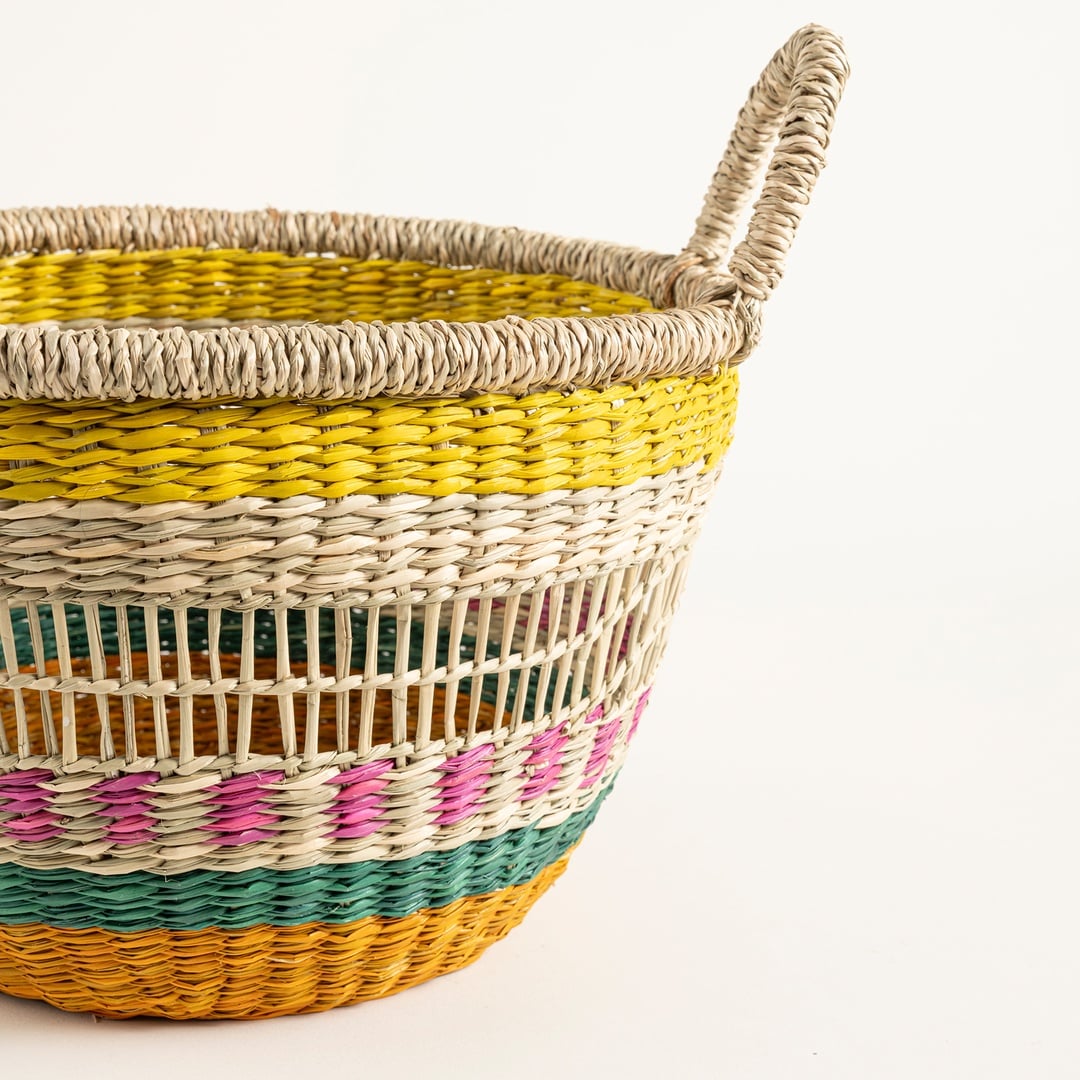 Tam Dao Deniz Çayırı Sepet 28x18 Cm Renkli