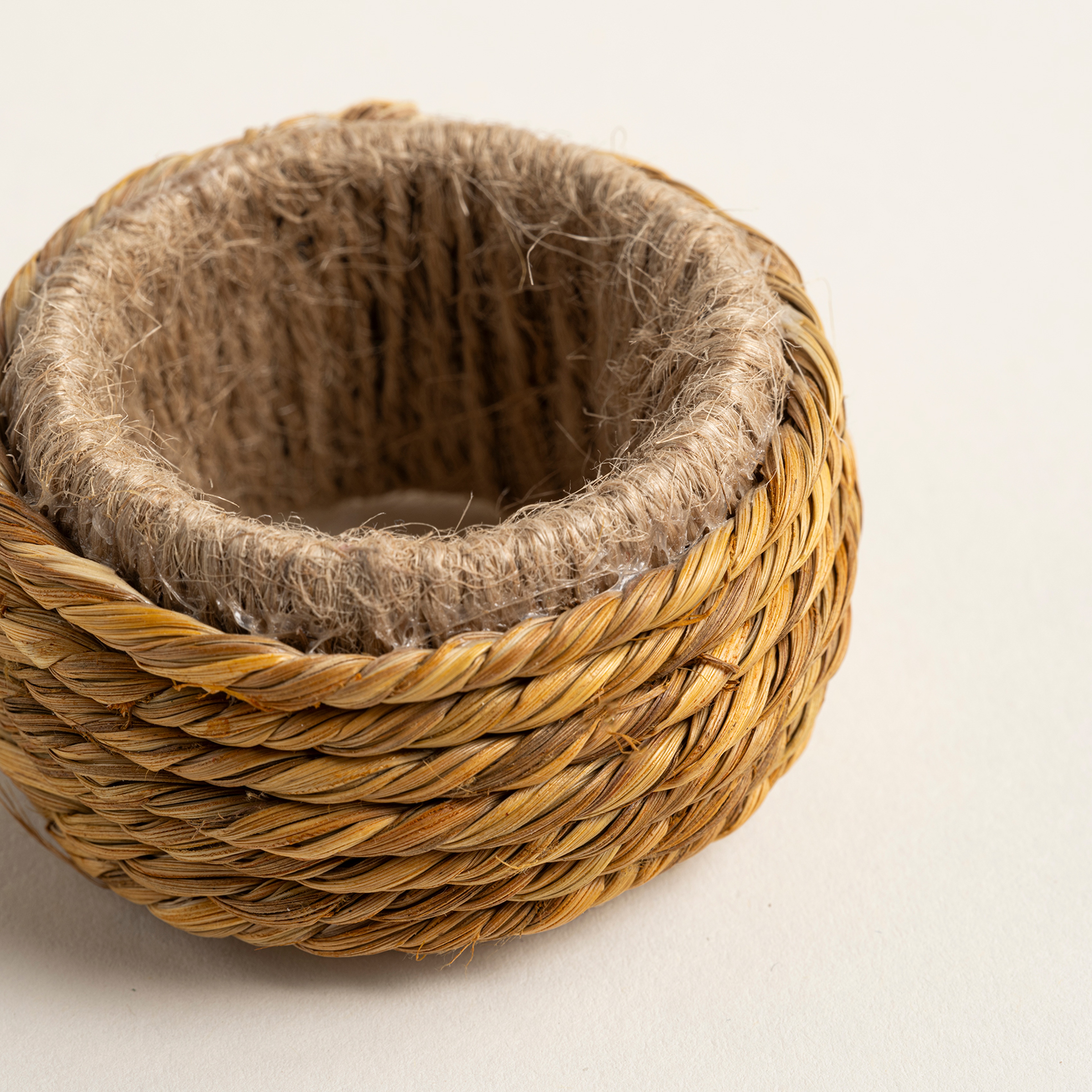 Khanpur Deniz Çayırı - Jüt Peçete Halkası 5 Cm Sarı