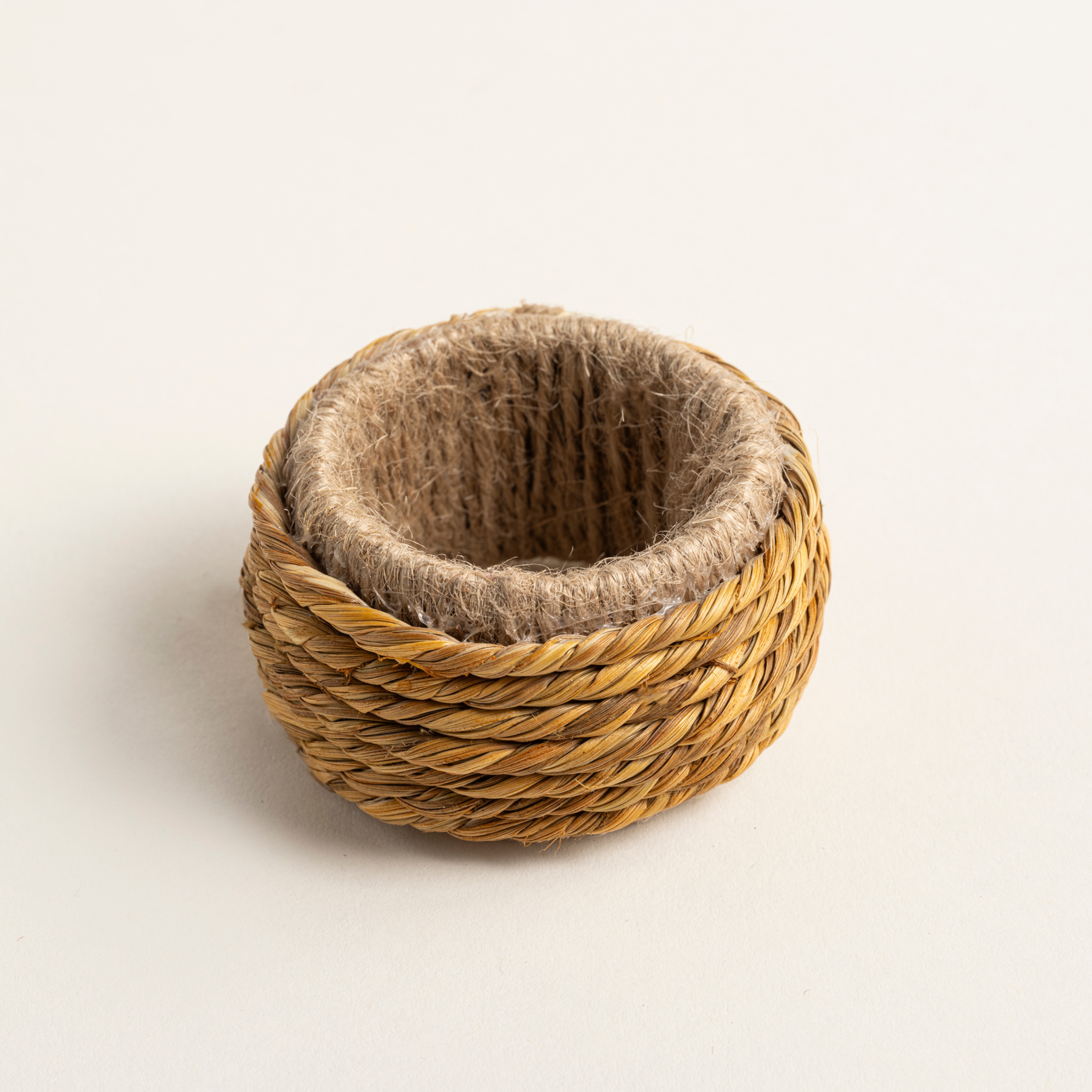 Khanpur Deniz Çayırı - Jüt Peçete Halkası 5 Cm Sarı