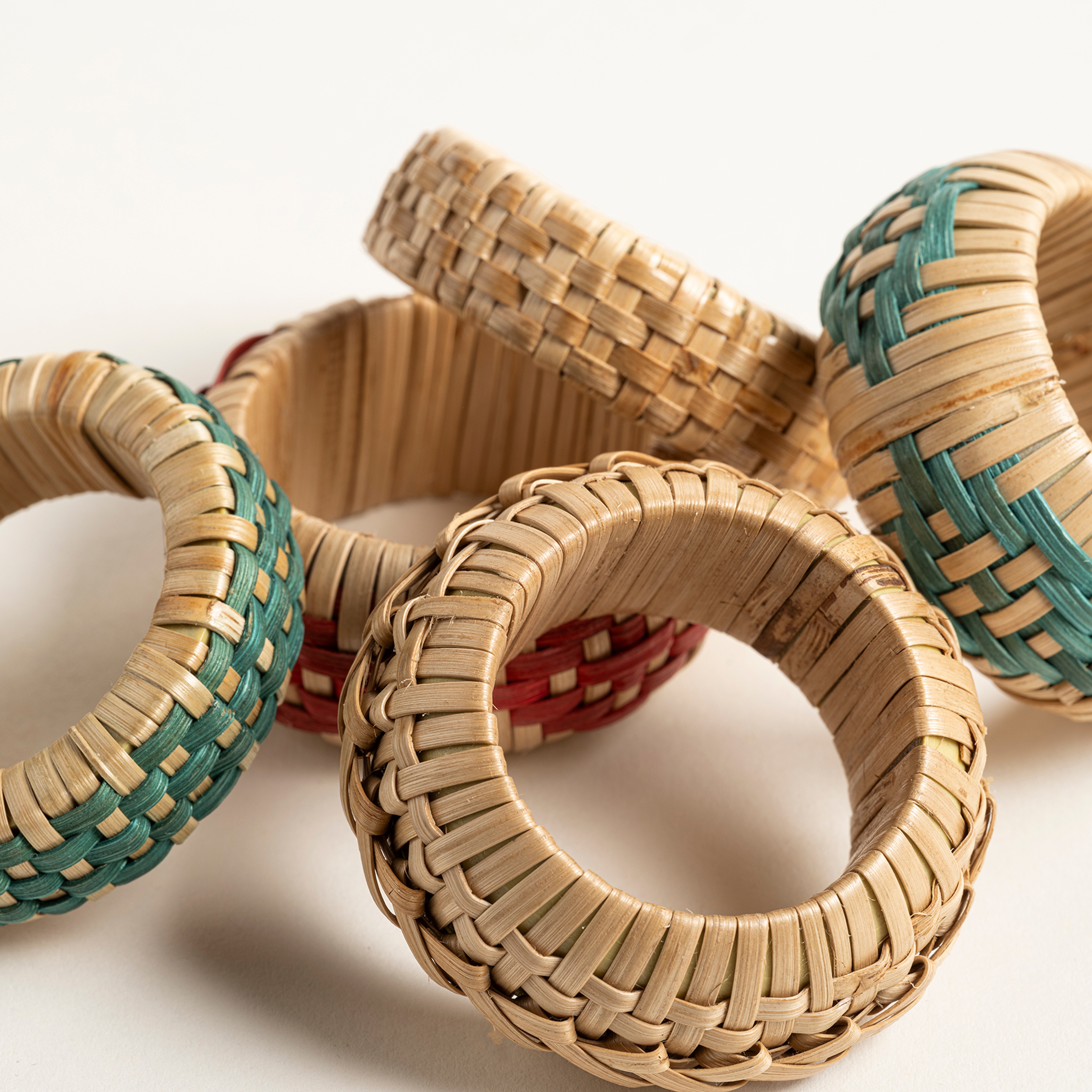 Lotus Bambu Peçete Halkası 6x6x2.5 Cm Natural