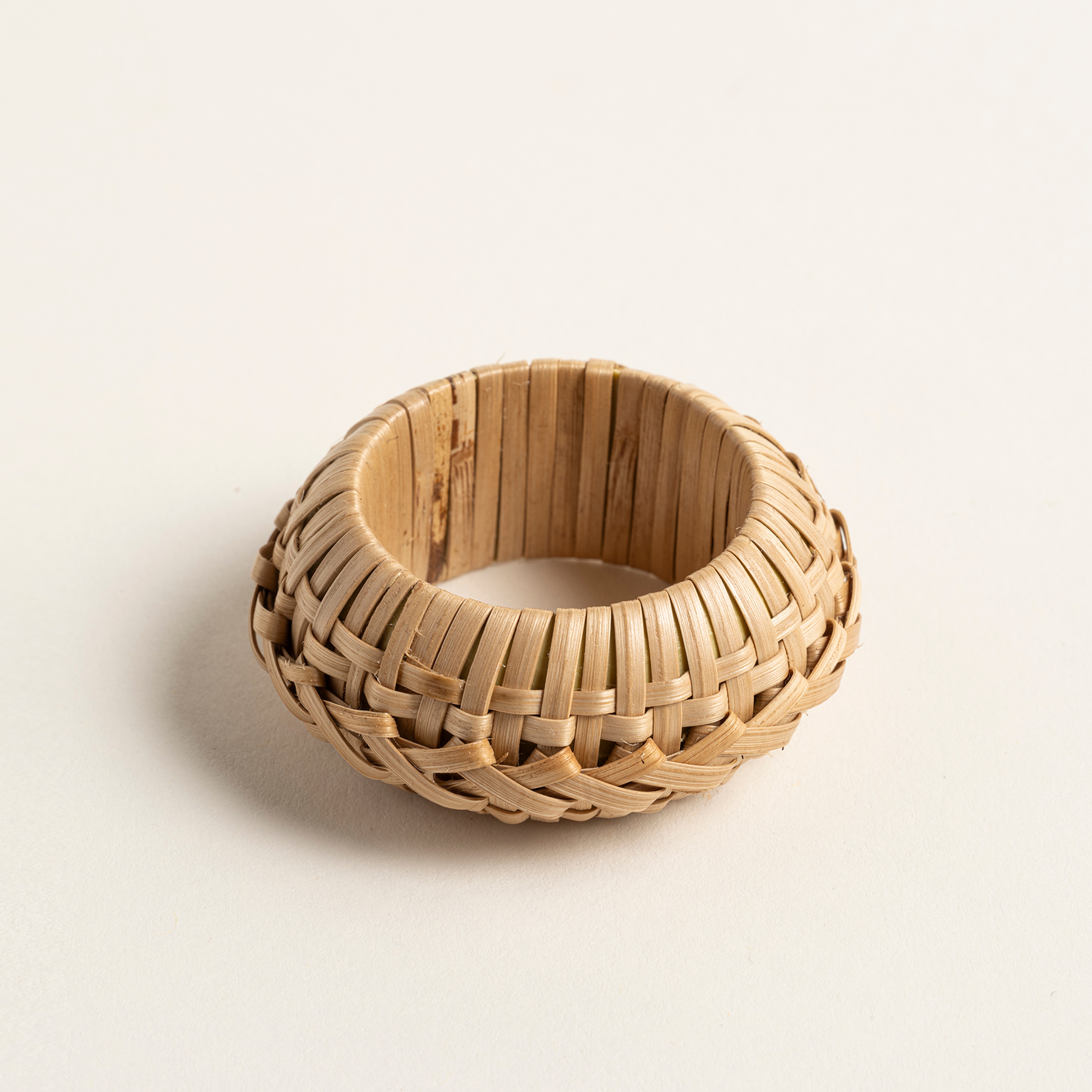 Lotus Bambu Peçete Halkası 6x6x2.5 Cm Natural