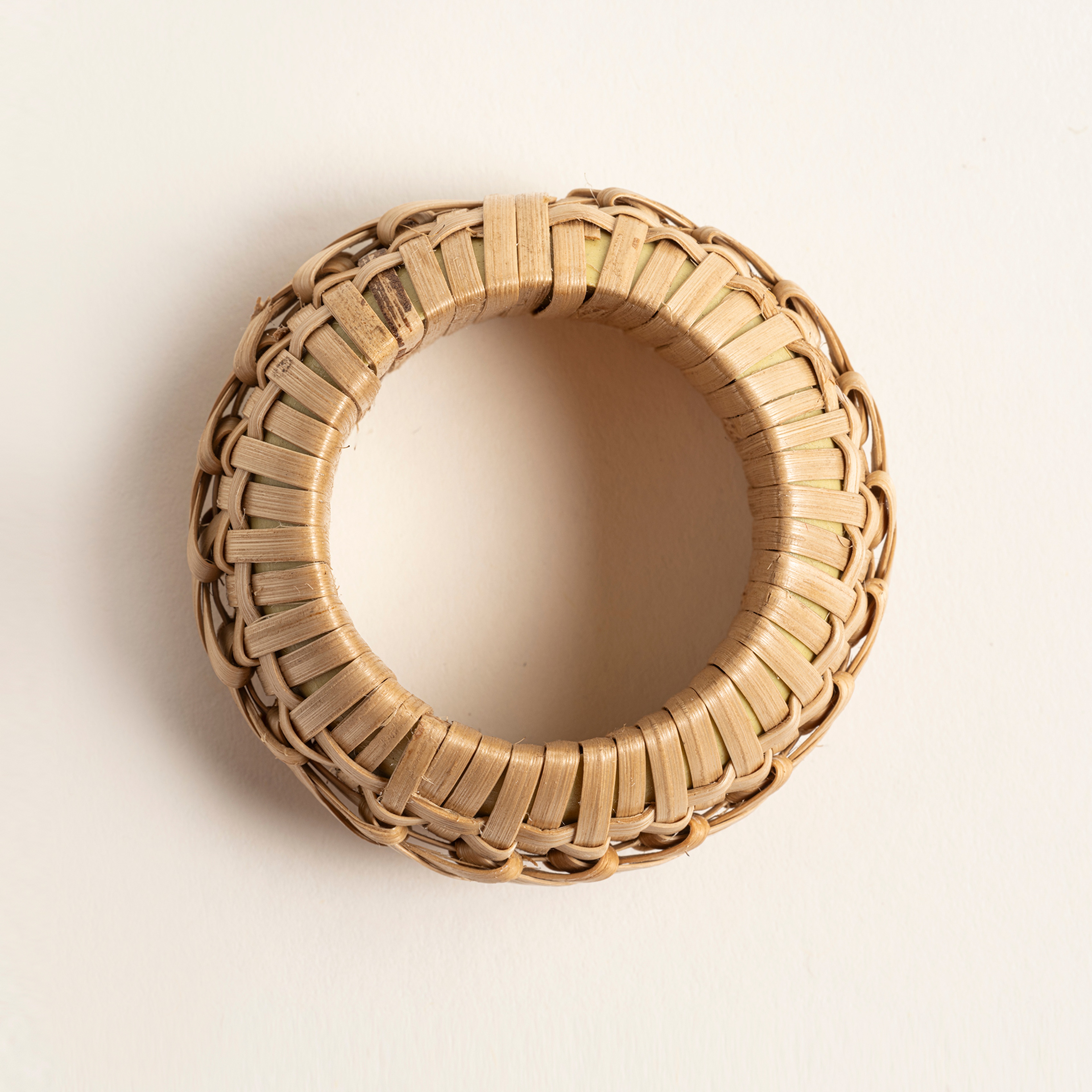 Lotus Bambu Peçete Halkası 6x6x2.5 Cm Natural