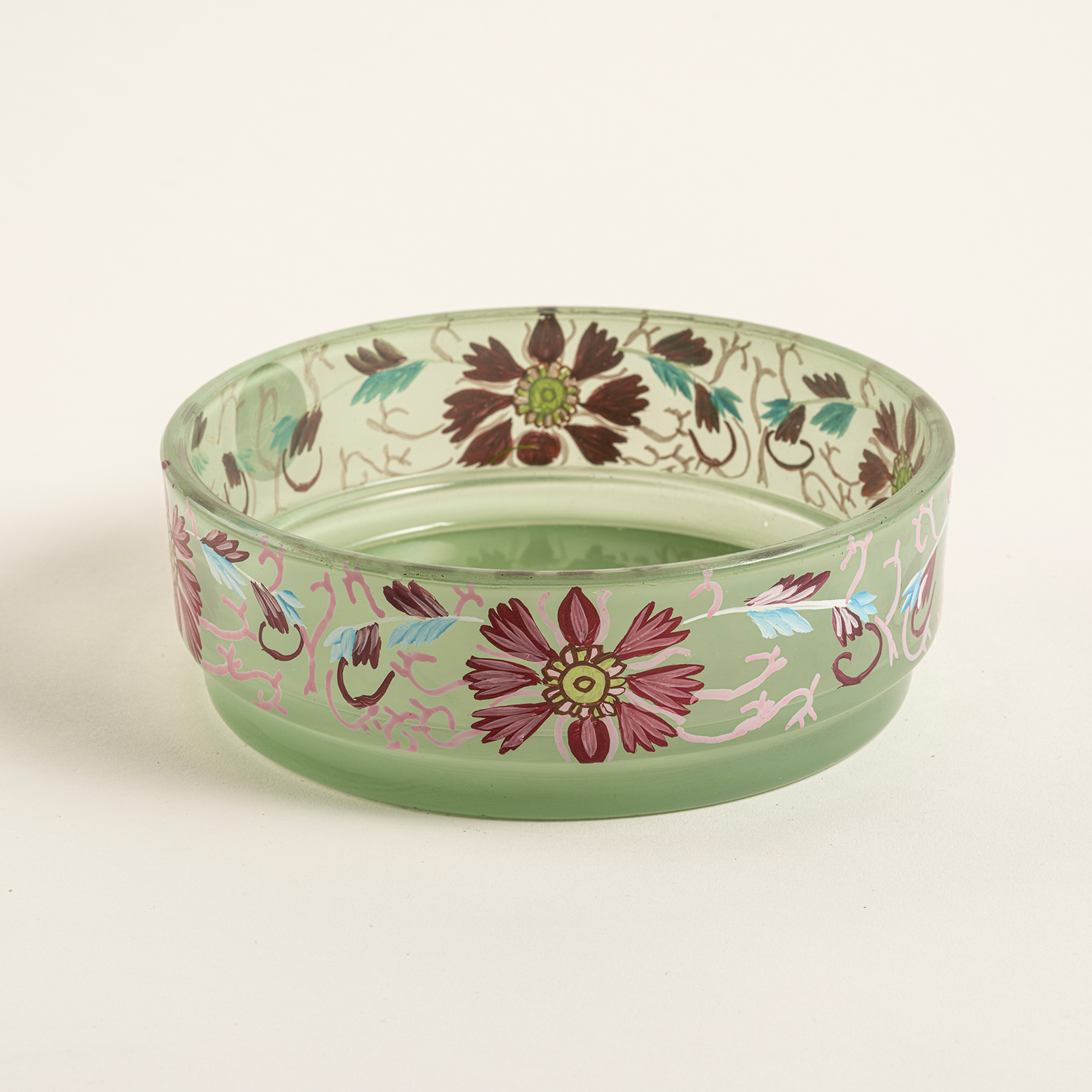 Aravalı Cam Dekoratif Kase 15x15x5 Cm Yeşil