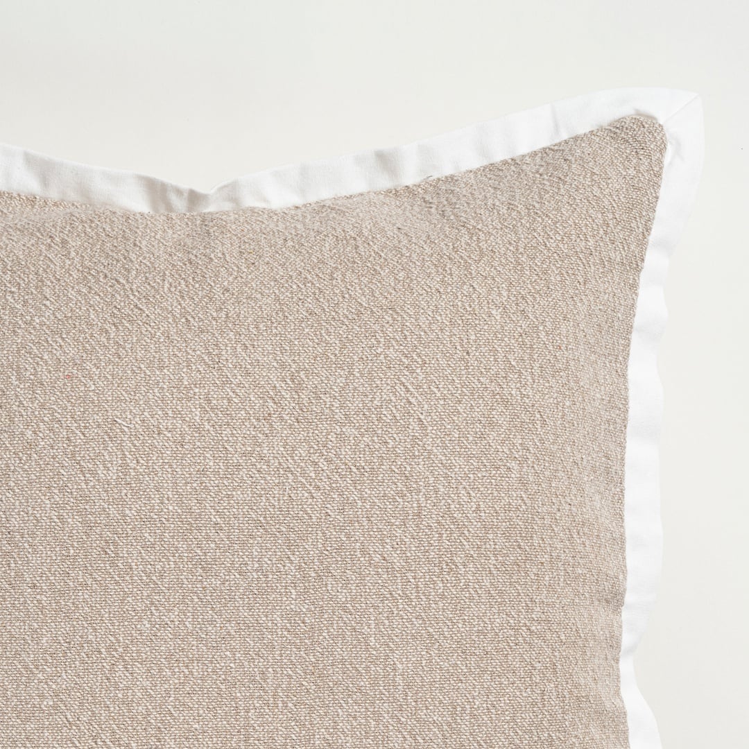 Uttar Pamuk Pamuklu Dolgulu Kırlent 50x50 Cm Natural