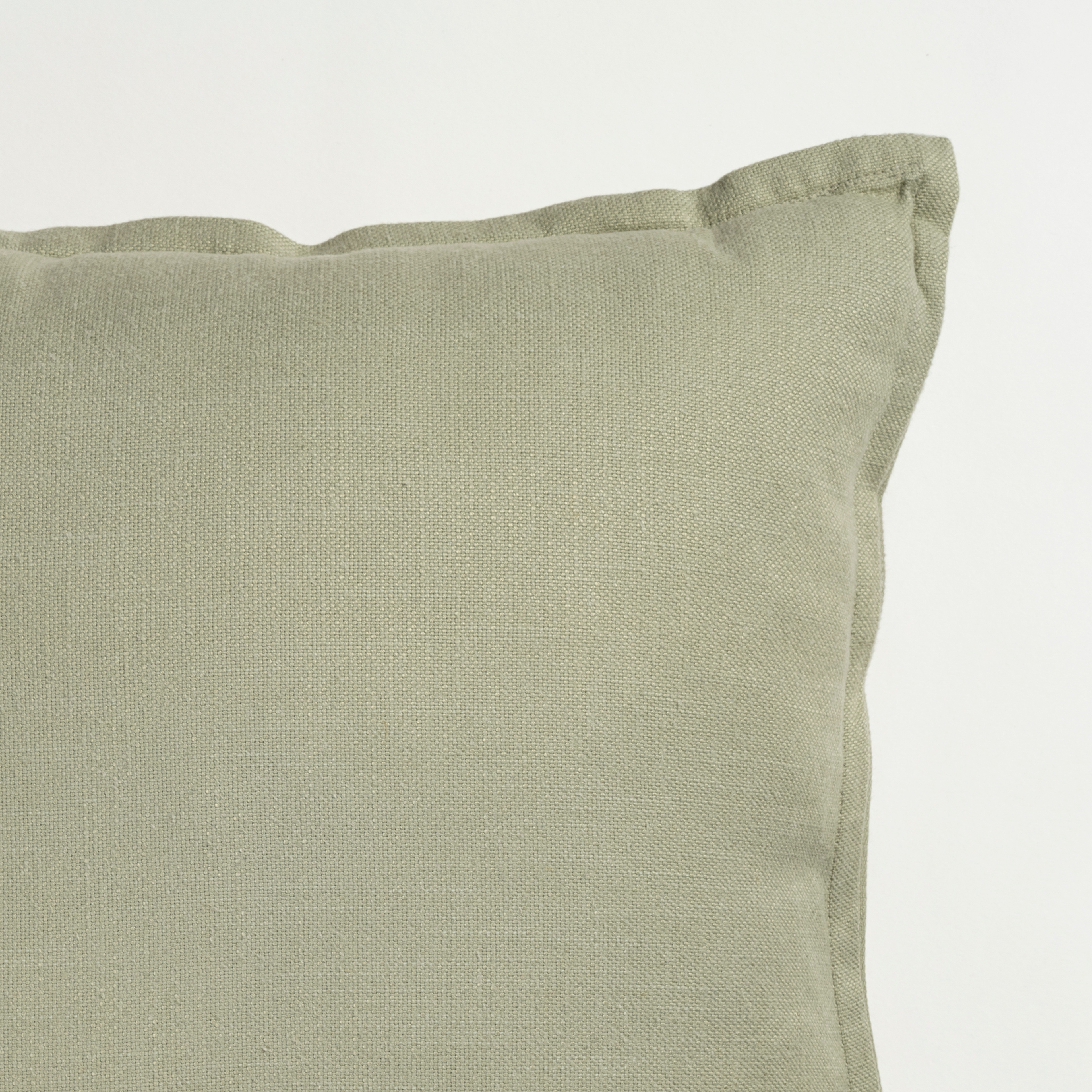 Nilüfer Şantuklu Viskon Pamuk Viskon Pamuk Dolgulu Kırlent 45x45 Cm Yeşil