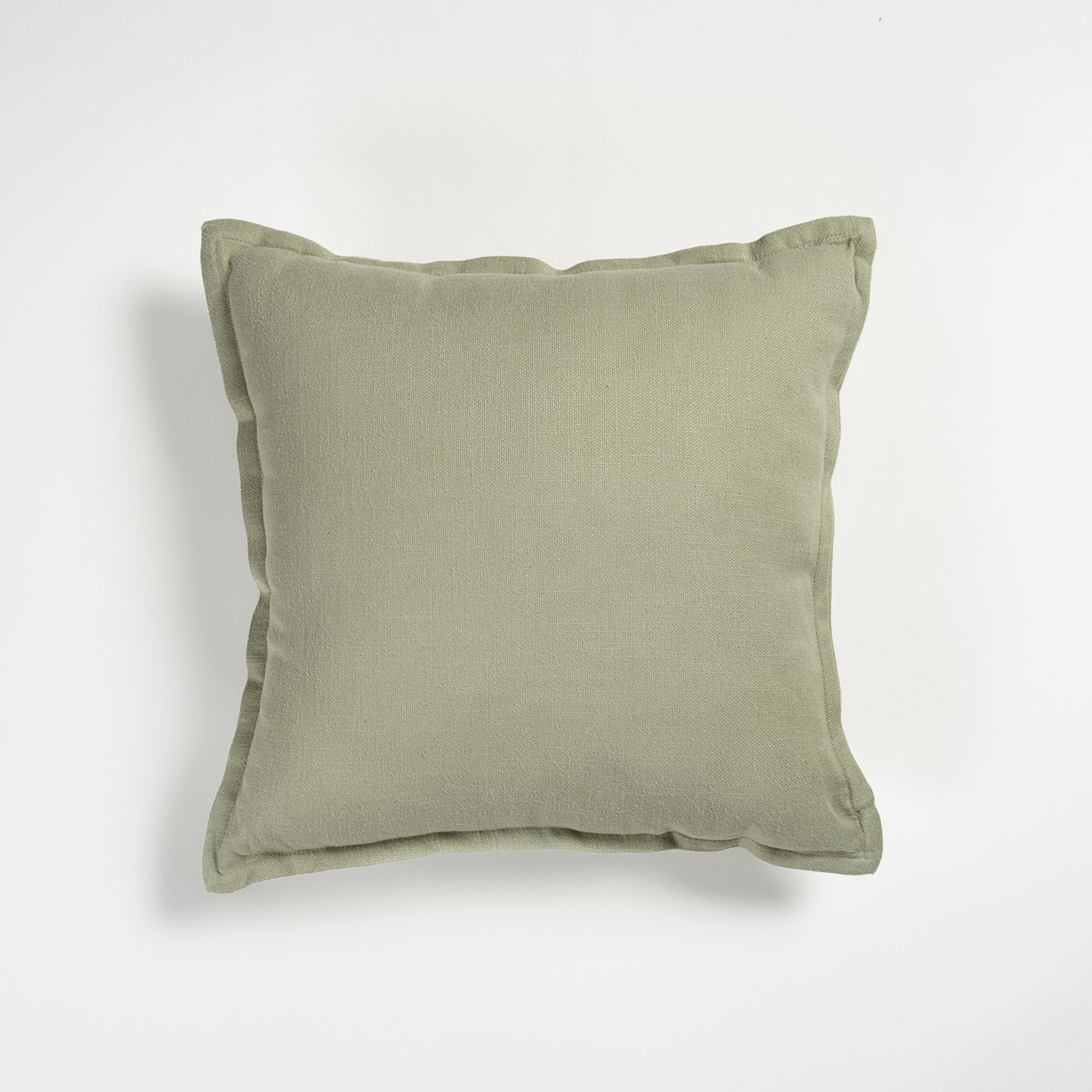 Nilüfer Şantuklu Viskon Pamuk Viskon Pamuk Dolgulu Kırlent 45x45 Cm Yeşil