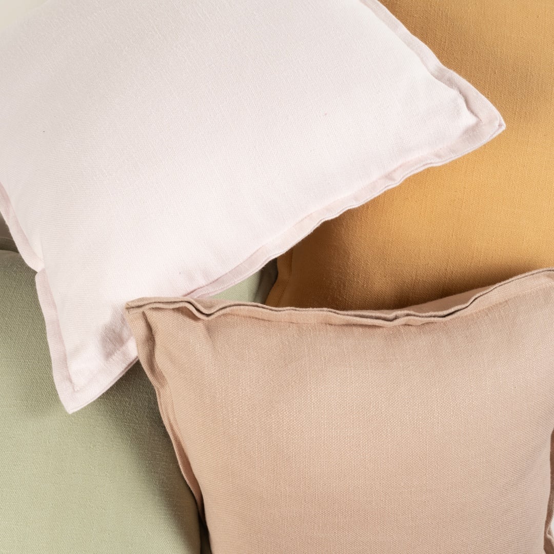 Nilüfer Şantuklu Viskon Pamuk Viskon Pamuk Dolgulu Kırlent 45x45 Cm Sarı