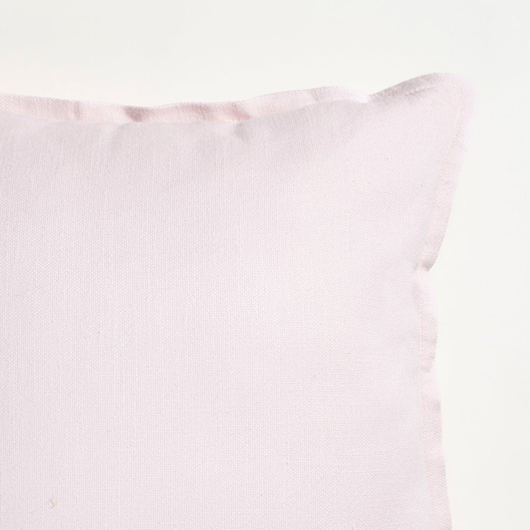 Nilüfer Şantuklu Viskon Pamuk Viskon Pamuk Dolgulu Kırlent 45x45 Cm Pembe