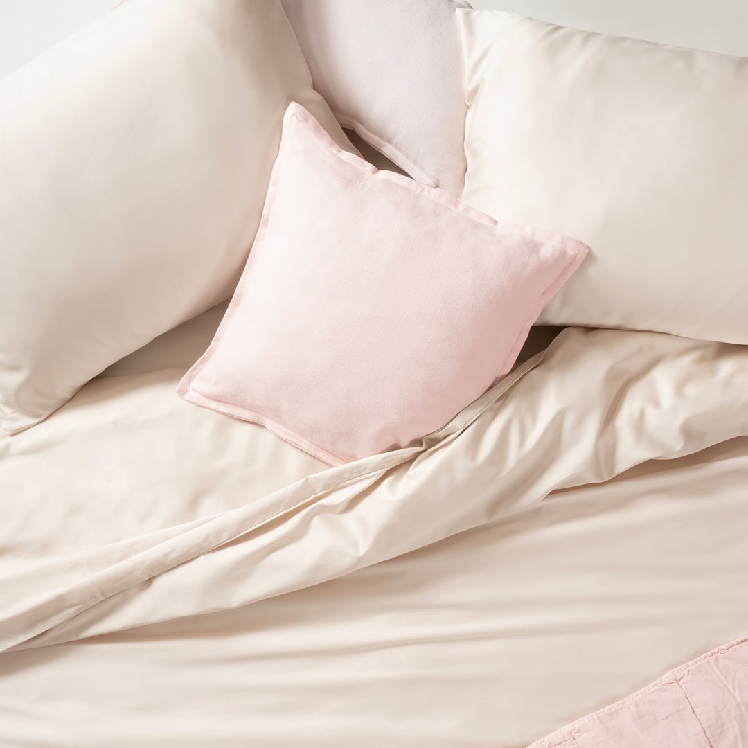 Nilüfer Şantuklu Viskon Pamuk Viskon Pamuk Dolgulu Kırlent 45x45 Cm Pembe