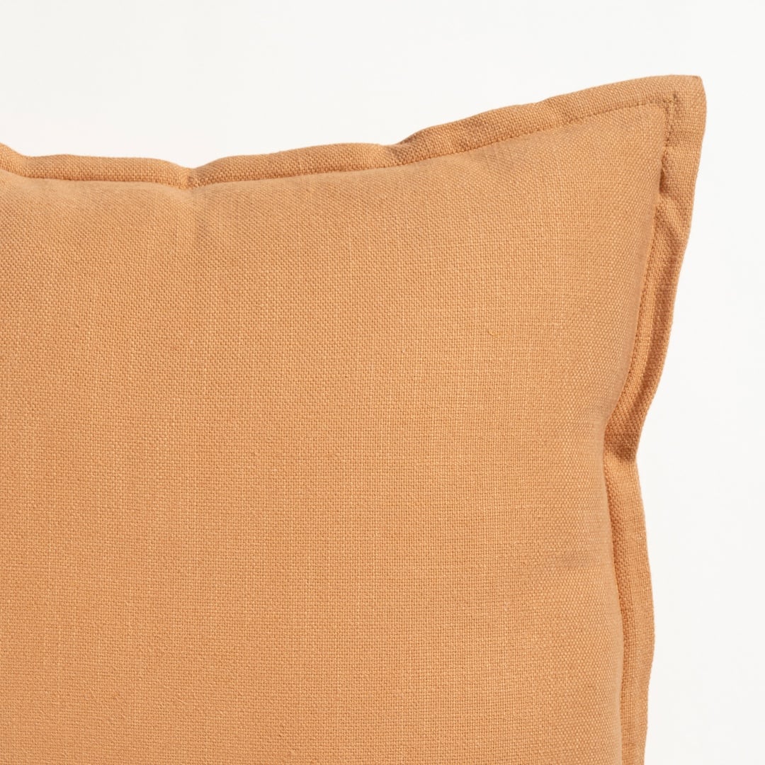 Nilüfer Şantuklu Viskon Pamuk Viskon Pamuk Dolgulu Kırlent 45x45 Cm Tarçın