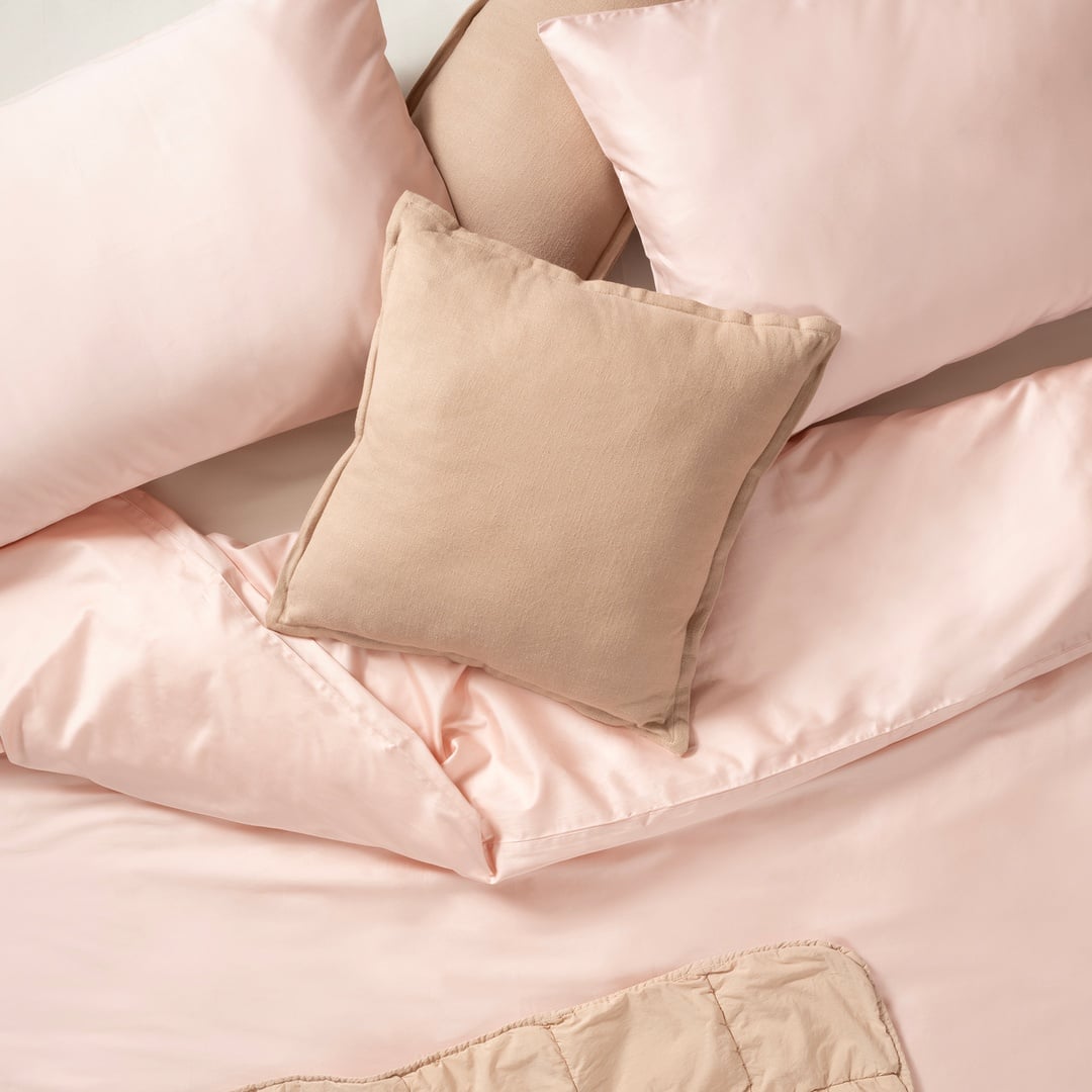 Nilüfer Şantuklu Viskon Pamuk Viskon Pamuk Dolgulu Kırlent 45x45 Cm Kum Rengı