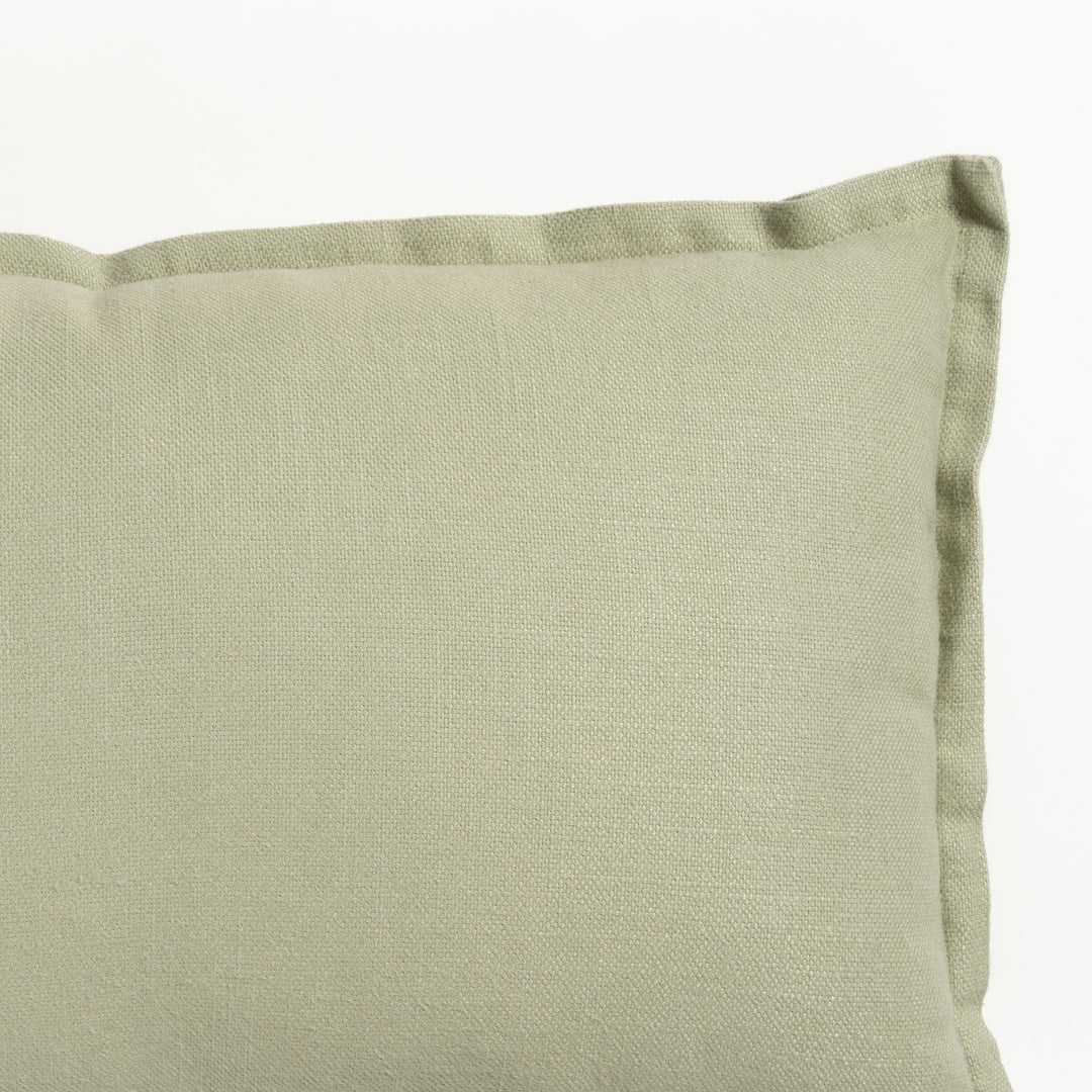 Nilüfer Şantuklu Viskon Pamuk Viskon Pamuk Dolgulu Kırlent 30x50 Cm Yeşil