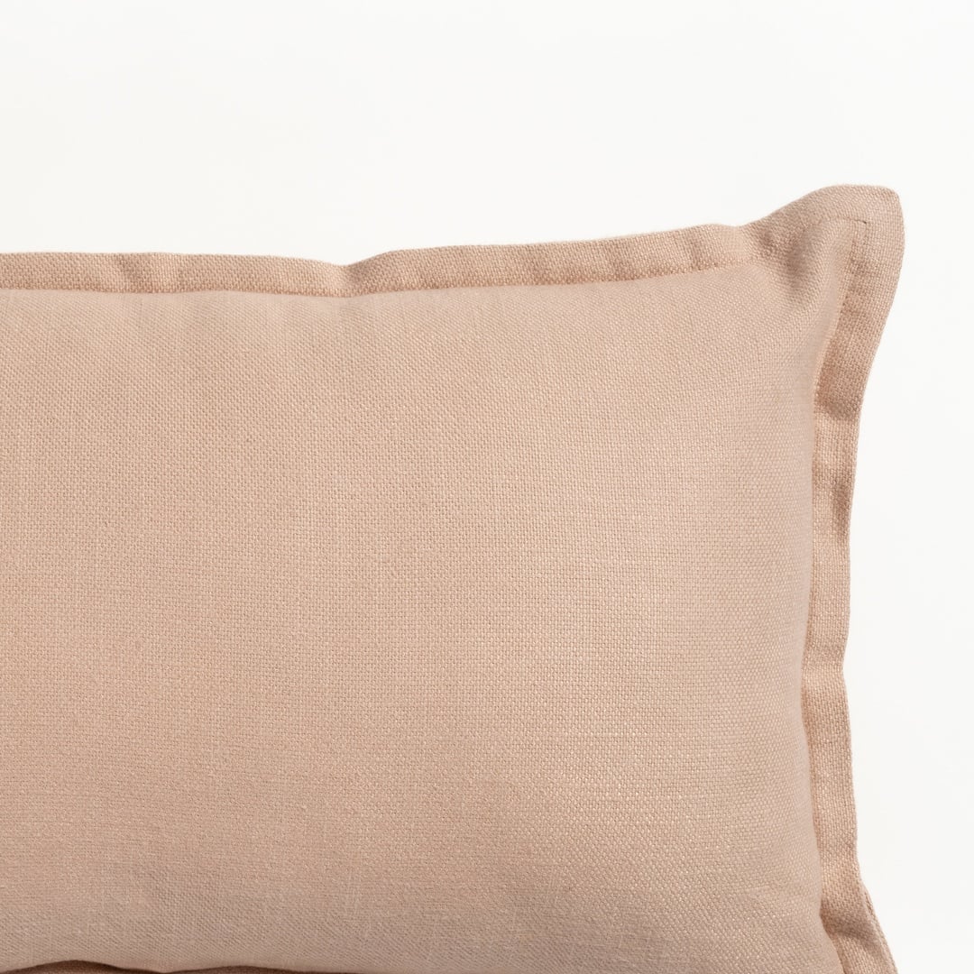 Nilüfer Şantuklu Viskon Pamuk Viskon Pamuk Dolgulu Kırlent 30x50 Cm Kum Rengı