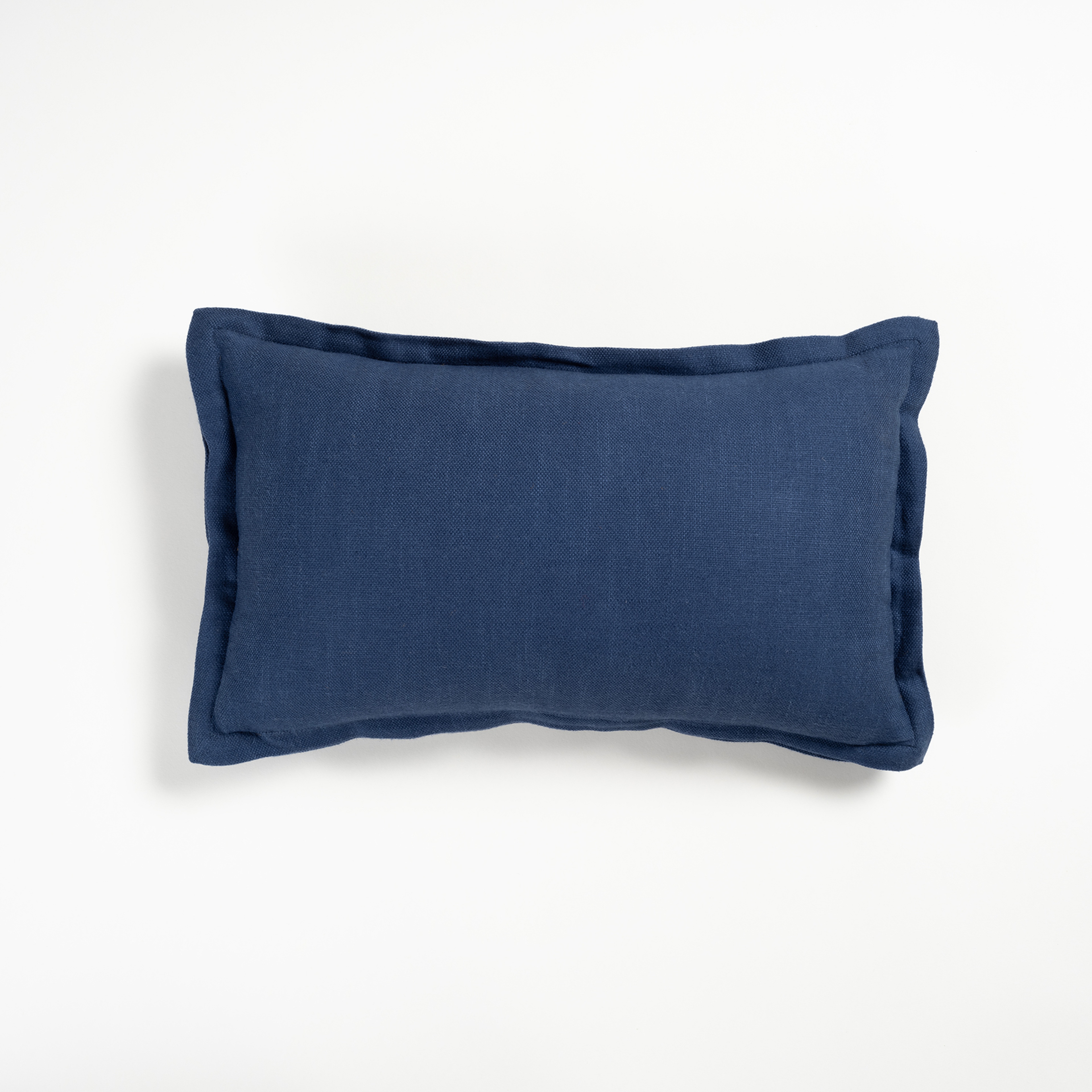 Nilüfer Şantuklu Viskon Pamuk Viskon Pamuk Dolgulu Kırlent 30x50 Cm Lacivert