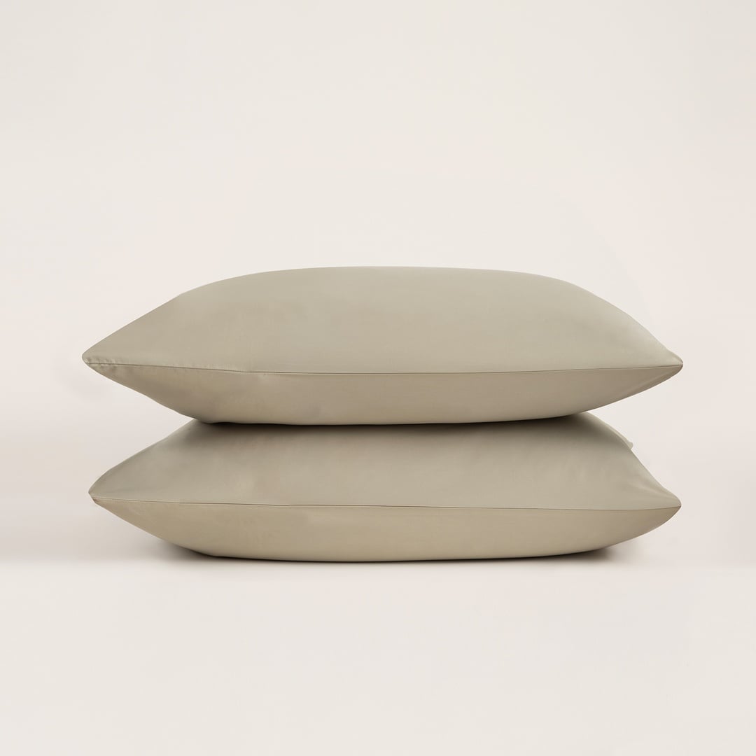 Solıd 300 Tc 2'li Pamuk Saten %100 Pamuk Saten Yastık Kılıfı 50x70 Cm Yeşil