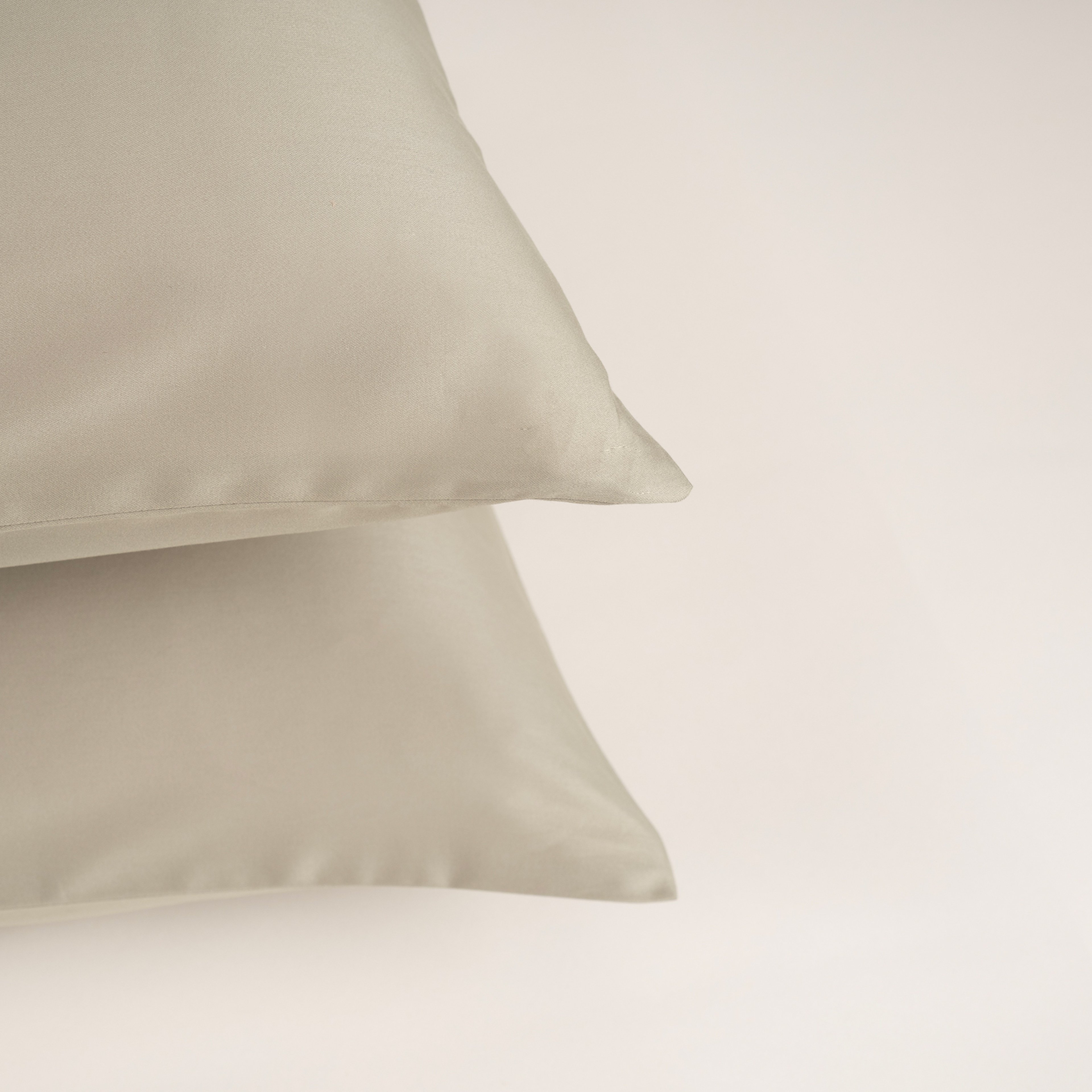 Solıd 300 Tc 2'li Pamuk Saten %100 Pamuk Saten Yastık Kılıfı 50x70 Cm Yeşil