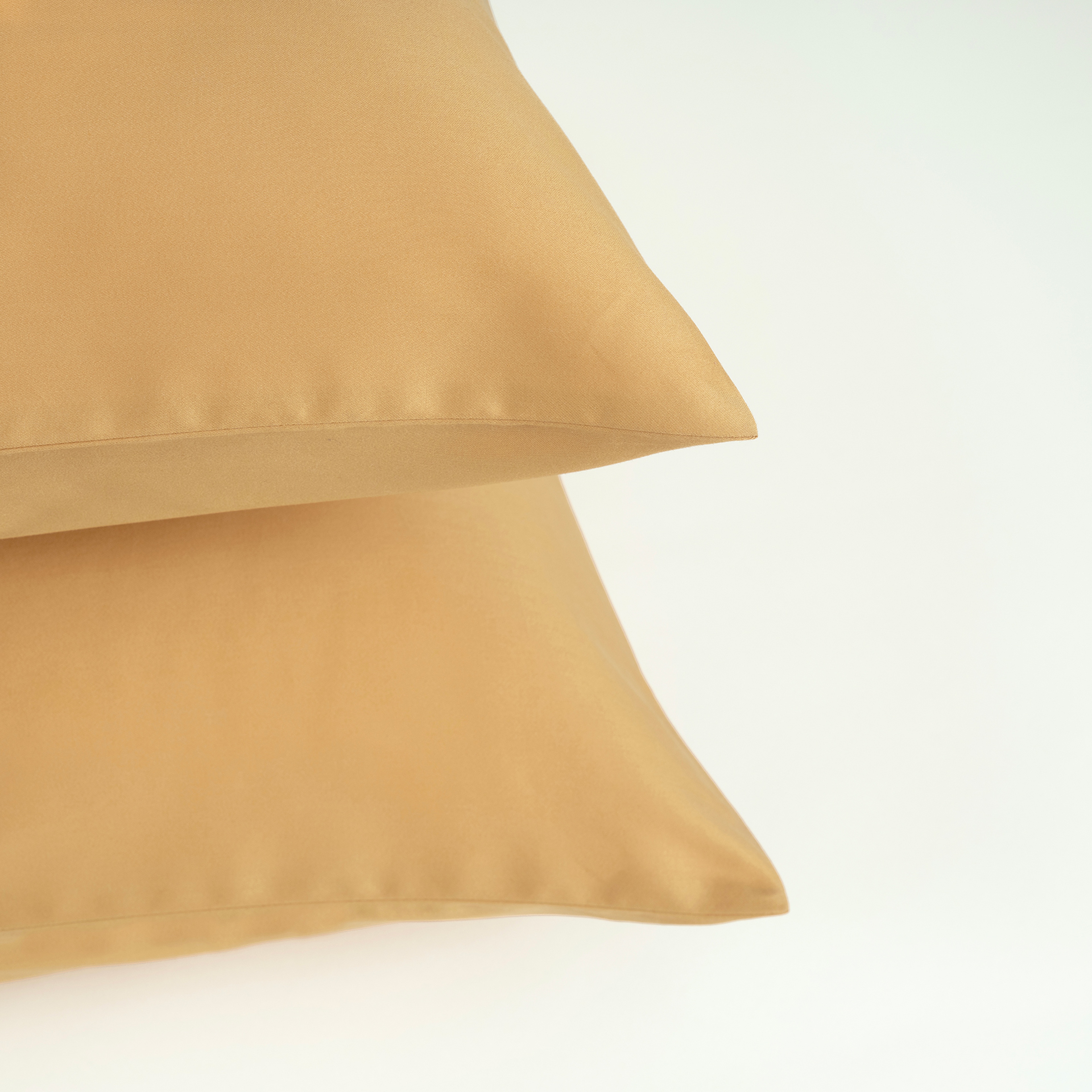 Solıd 300 Tc 2'li Pamuk Saten %100 Pamuk Saten Yastık Kılıfı 50x70 Cm Sarı