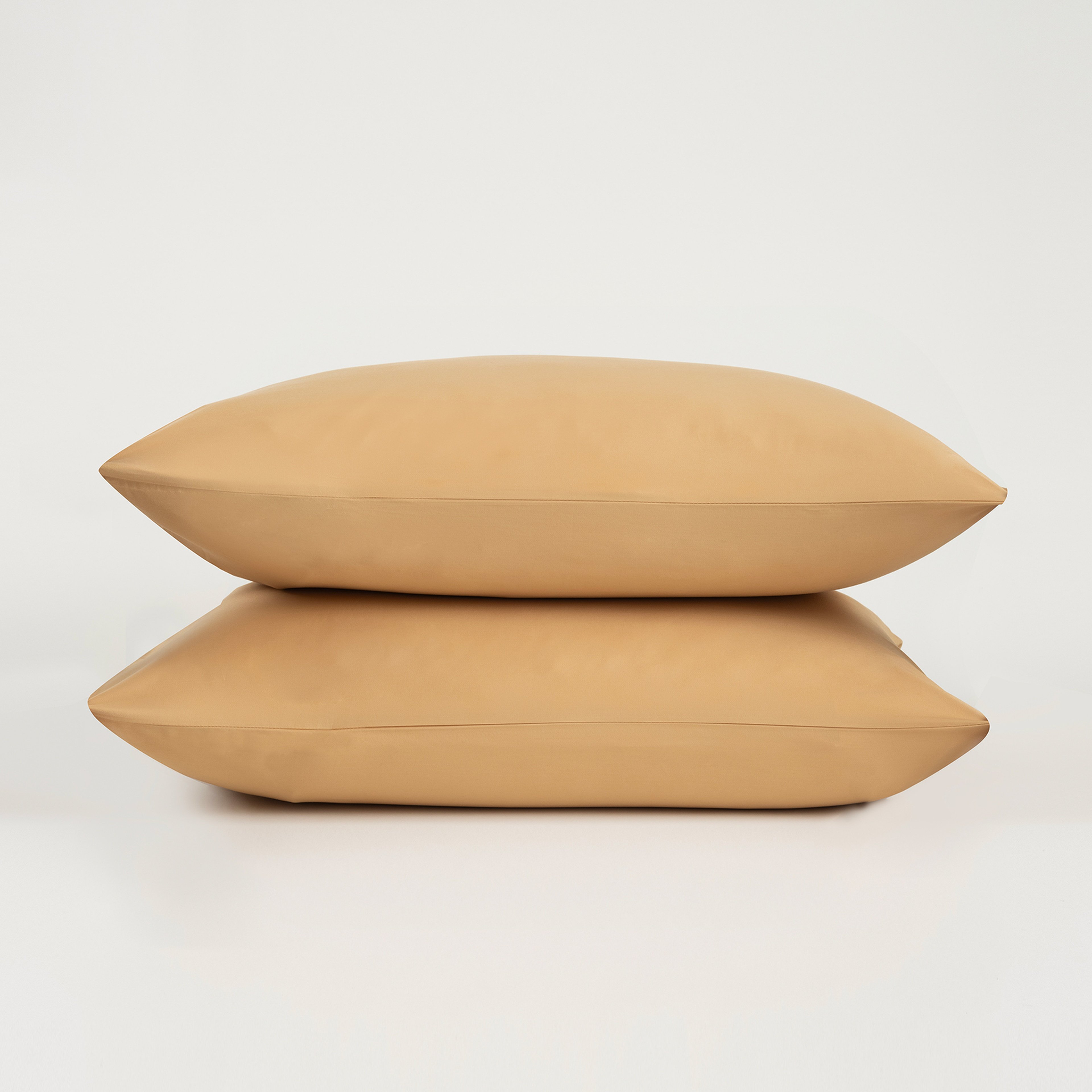 Solıd 300 Tc 2'li Pamuk Saten %100 Pamuk Saten Yastık Kılıfı 50x70 Cm Sarı