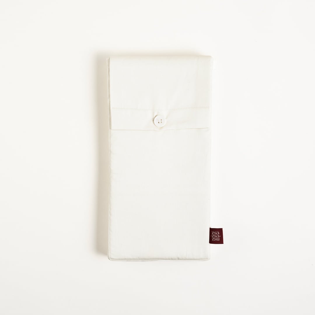 Solıd 300 Tc 2'li Pamuk Saten %100 Pamuk Saten Yastık Kılıfı 50x70 Cm Ekru