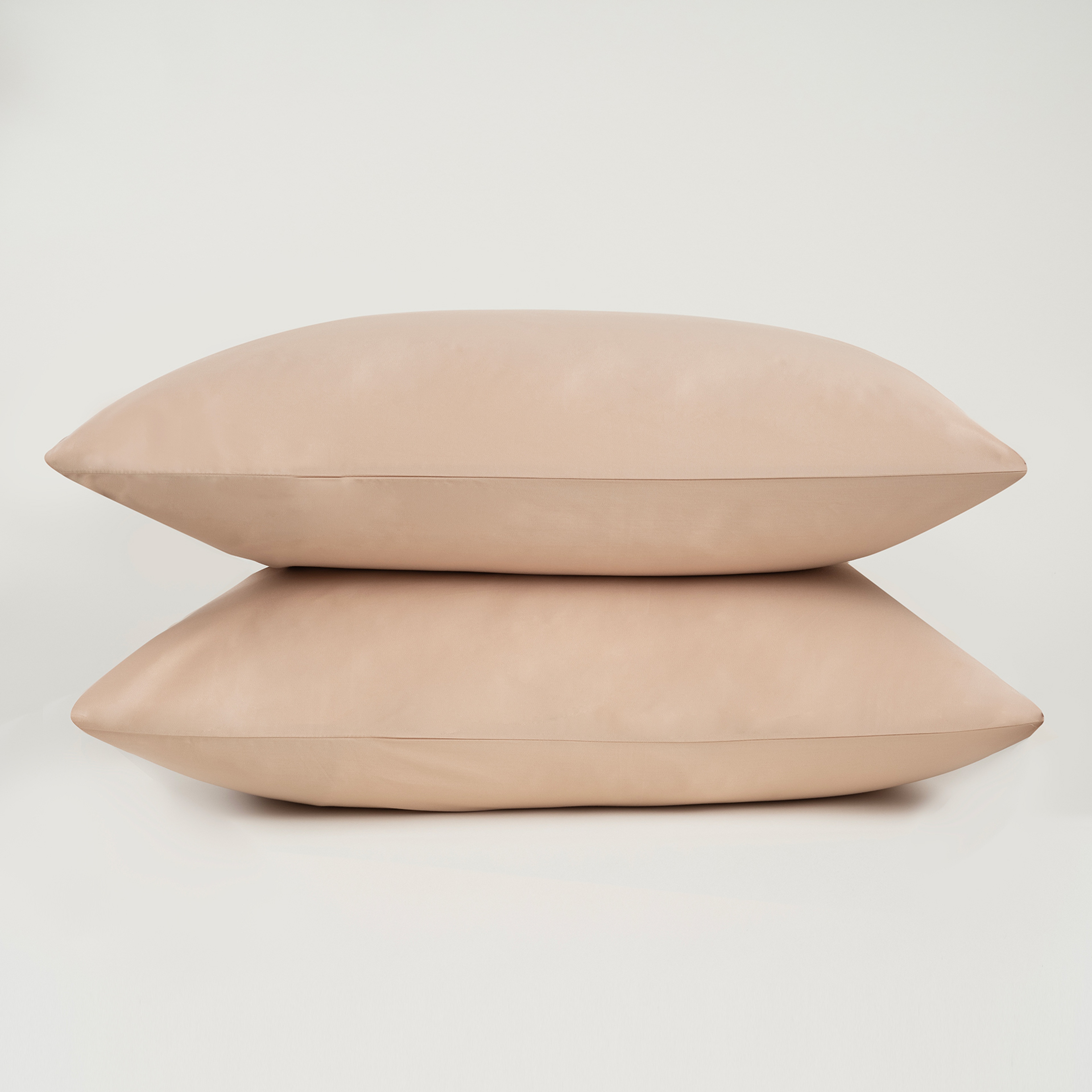 Solıd 300 Tc 2'li Pamuk Saten %100 Pamuk Saten Yastık Kılıfı 50x70 Cm Kum Rengı