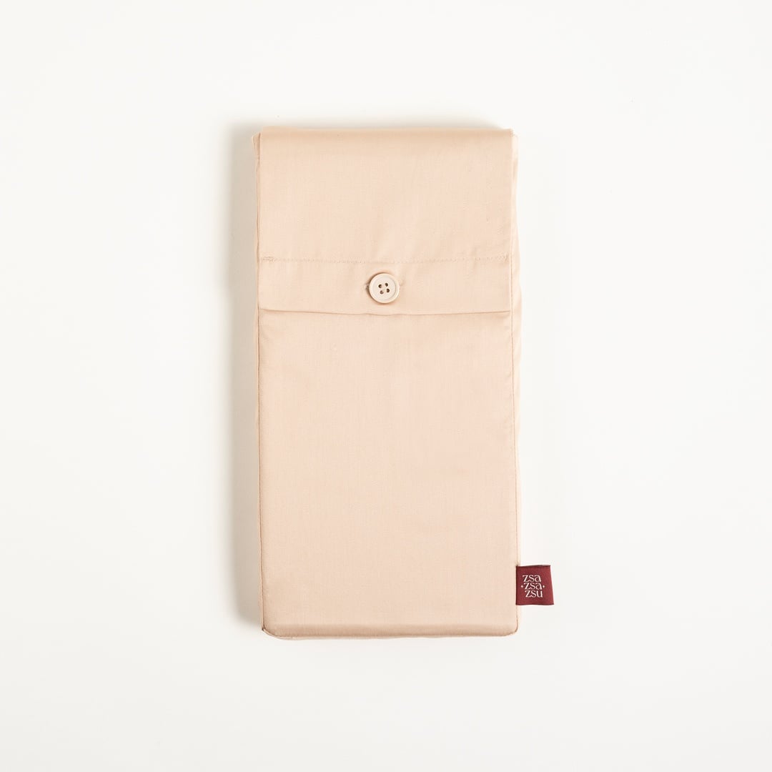 Solıd 300 Tc 2'li Pamuk Saten %100 Pamuk Saten Yastık Kılıfı 50x70 Cm Kum Rengı