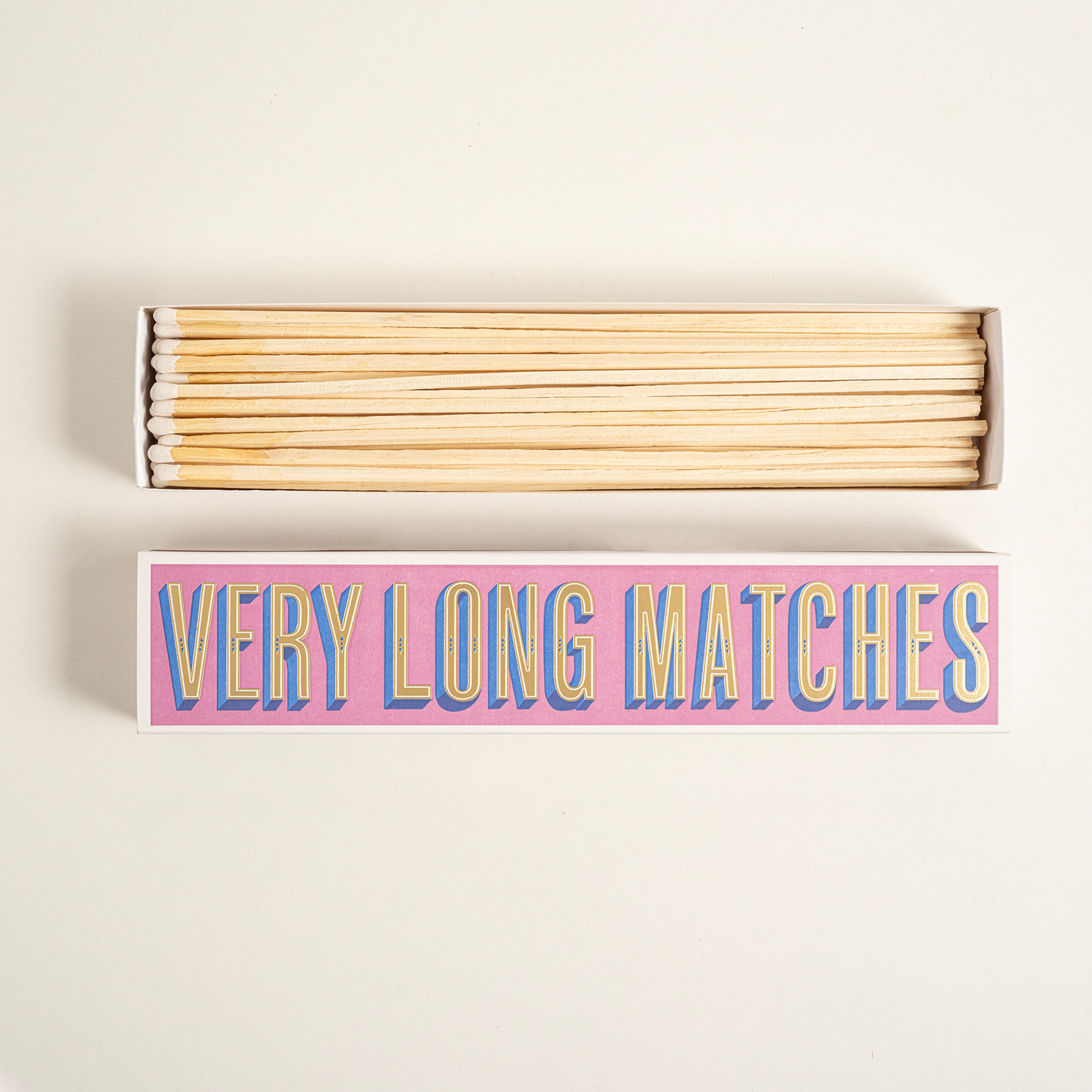 Very Long Matches Ahşap Kibrit Hediyelik Eşya 29x6x3 Cm Renkli