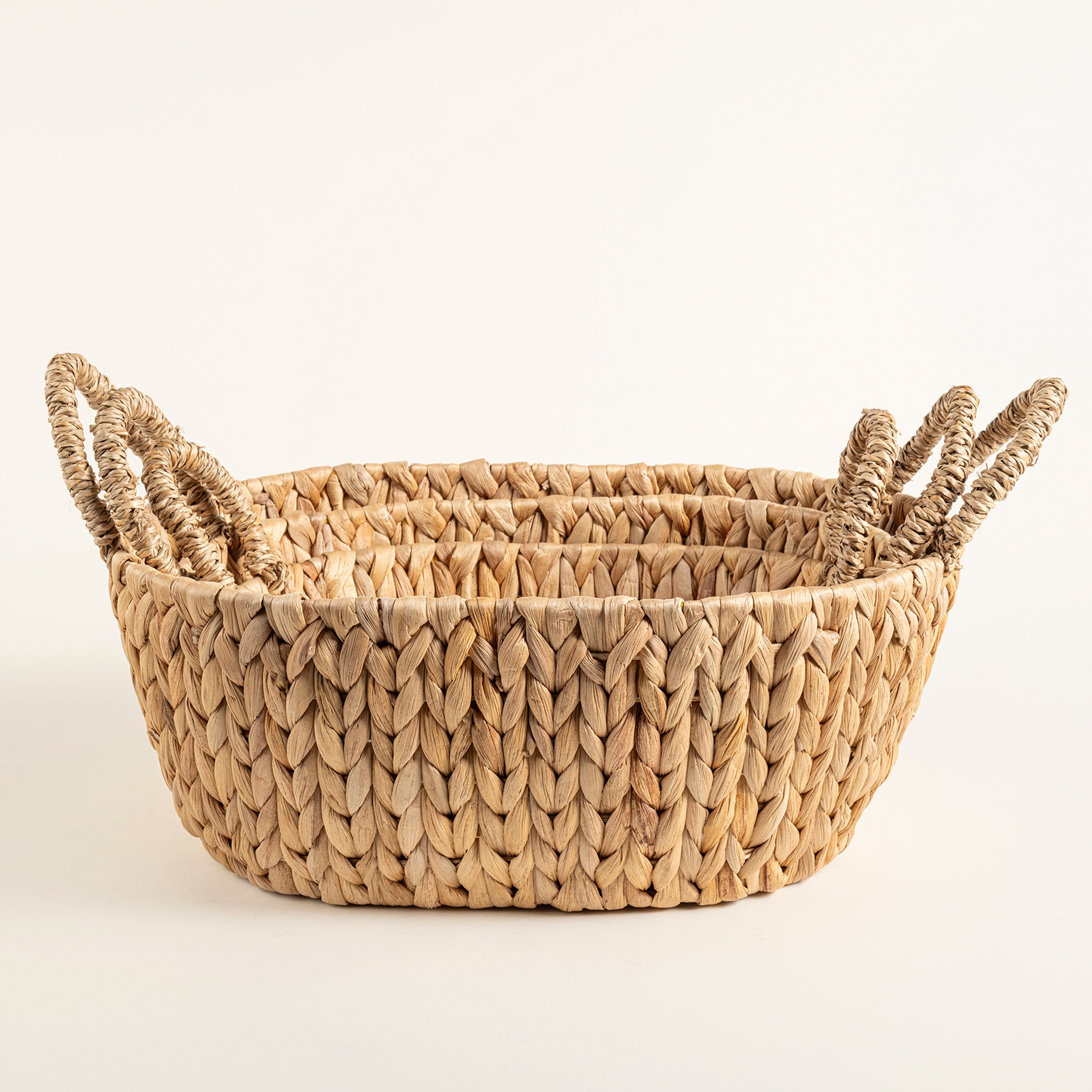 Polı Su Sümbülü Sepet 46x31x22 Cm Natural