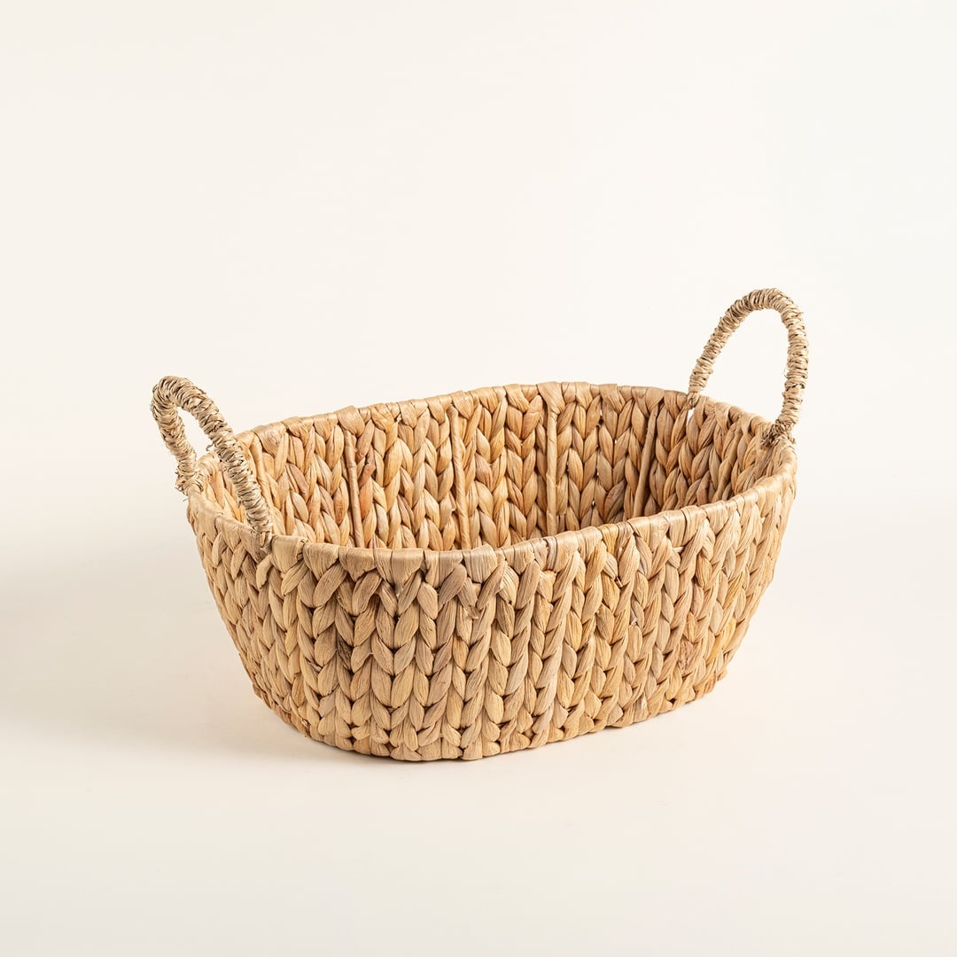 Polı Su Sümbülü Sepet 46x31x22 Cm Natural