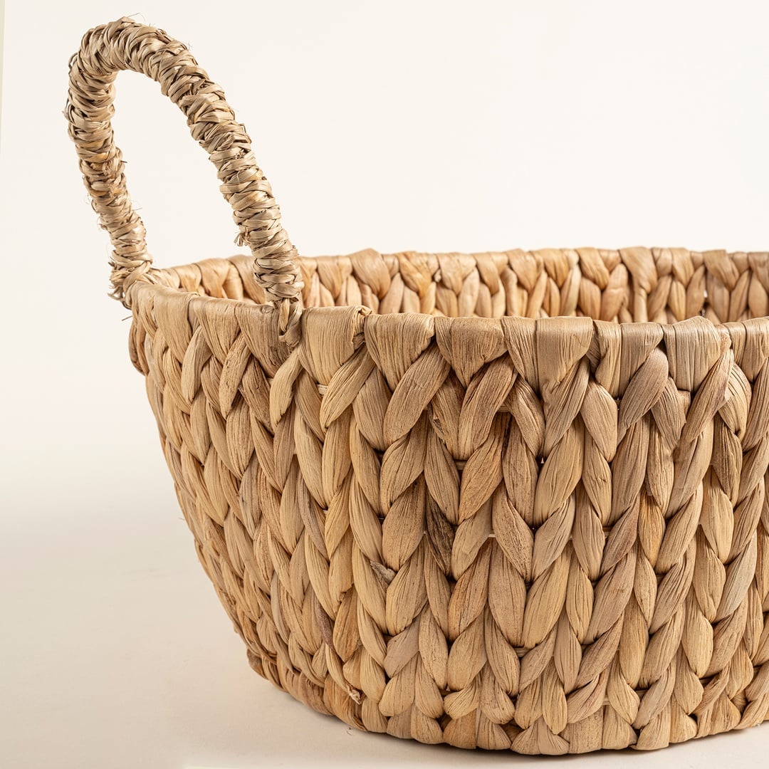 Polı Su Sümbülü Sepet 41x26x18 Cm Natural