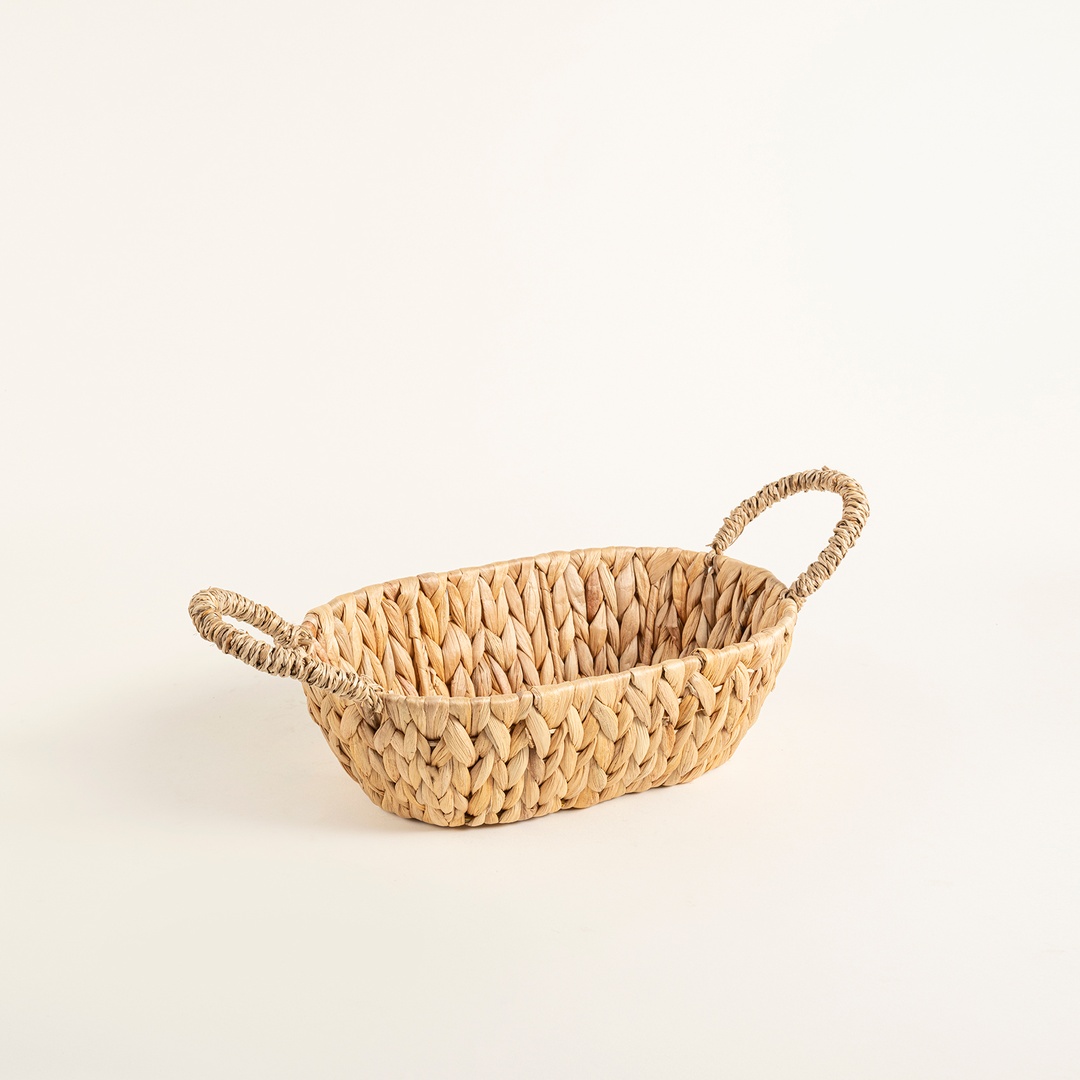 Polı Su Sümbülü Sepet 36x21x15 Cm Natural