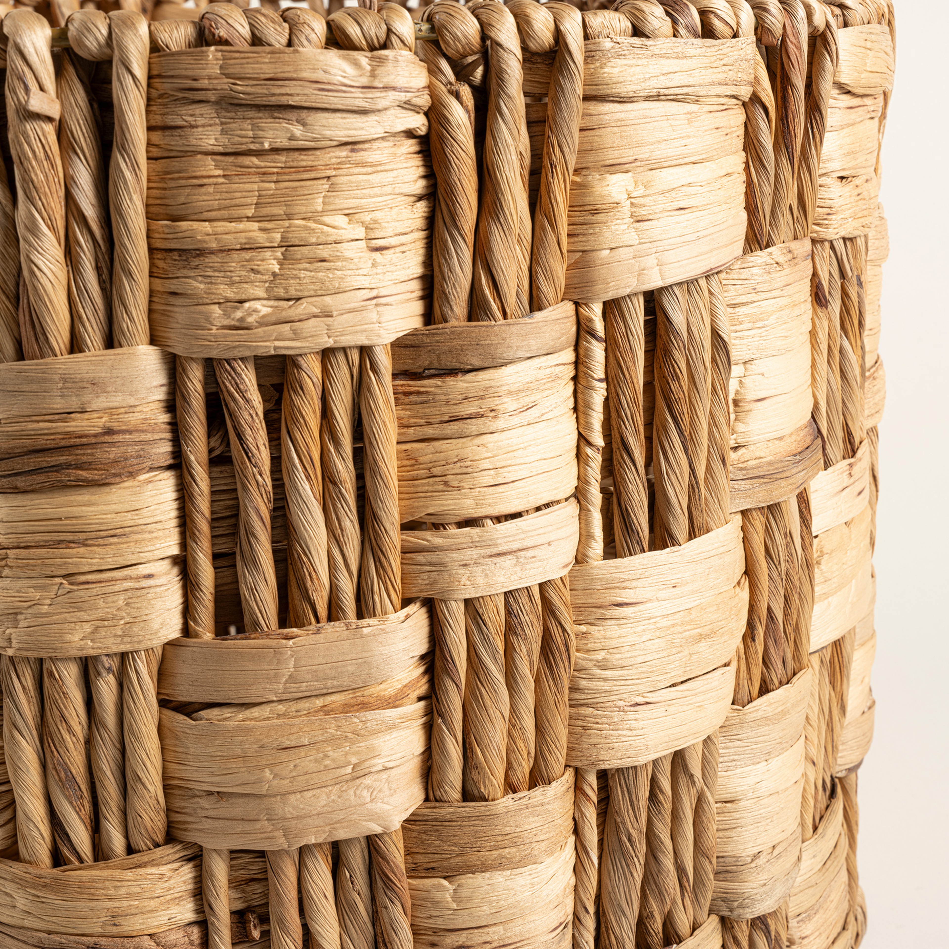 Polı Su Sümbülü Sepet 46x31x38 Cm Natural