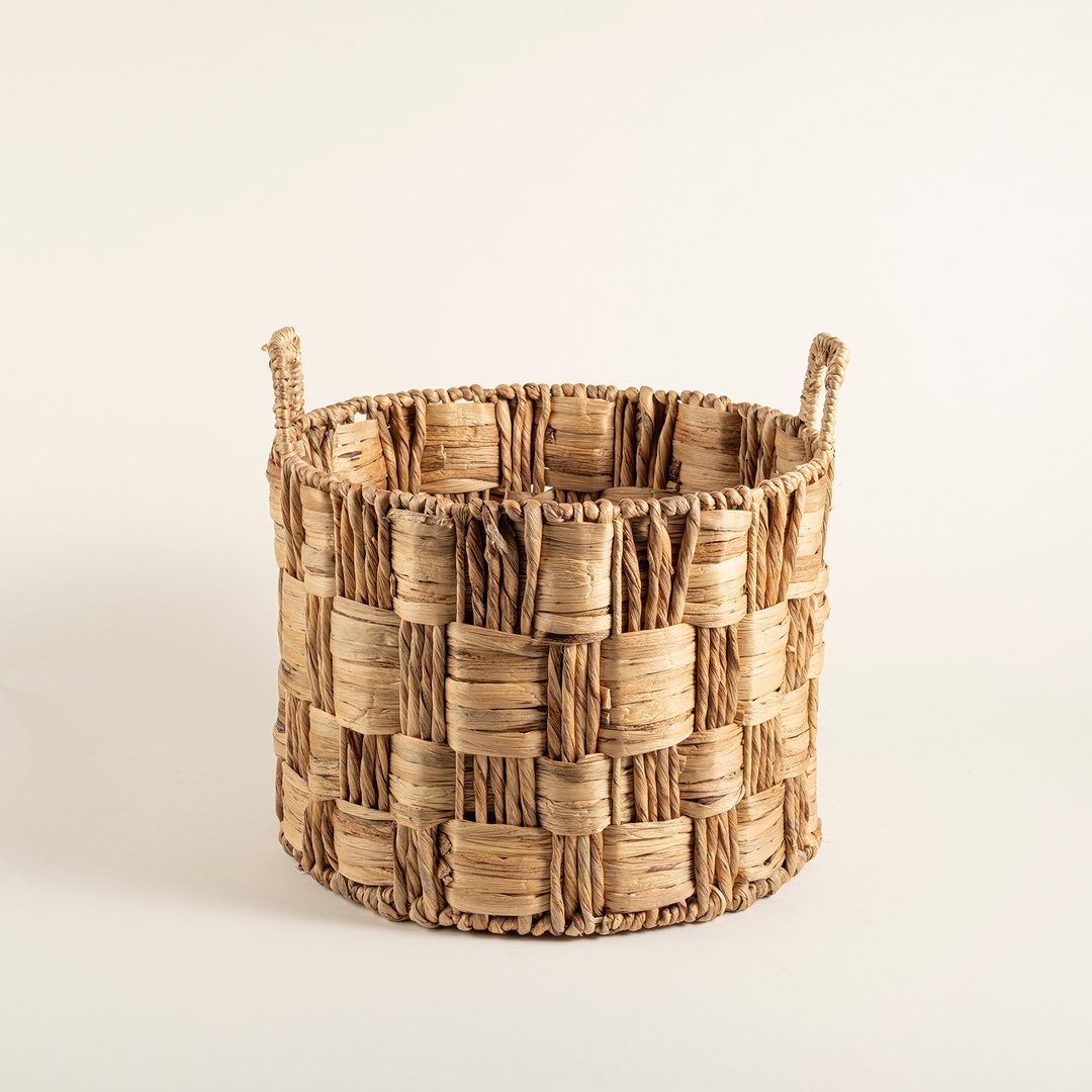 Polı Su Sümbülü Sepet 39x29x36 Cm Natural