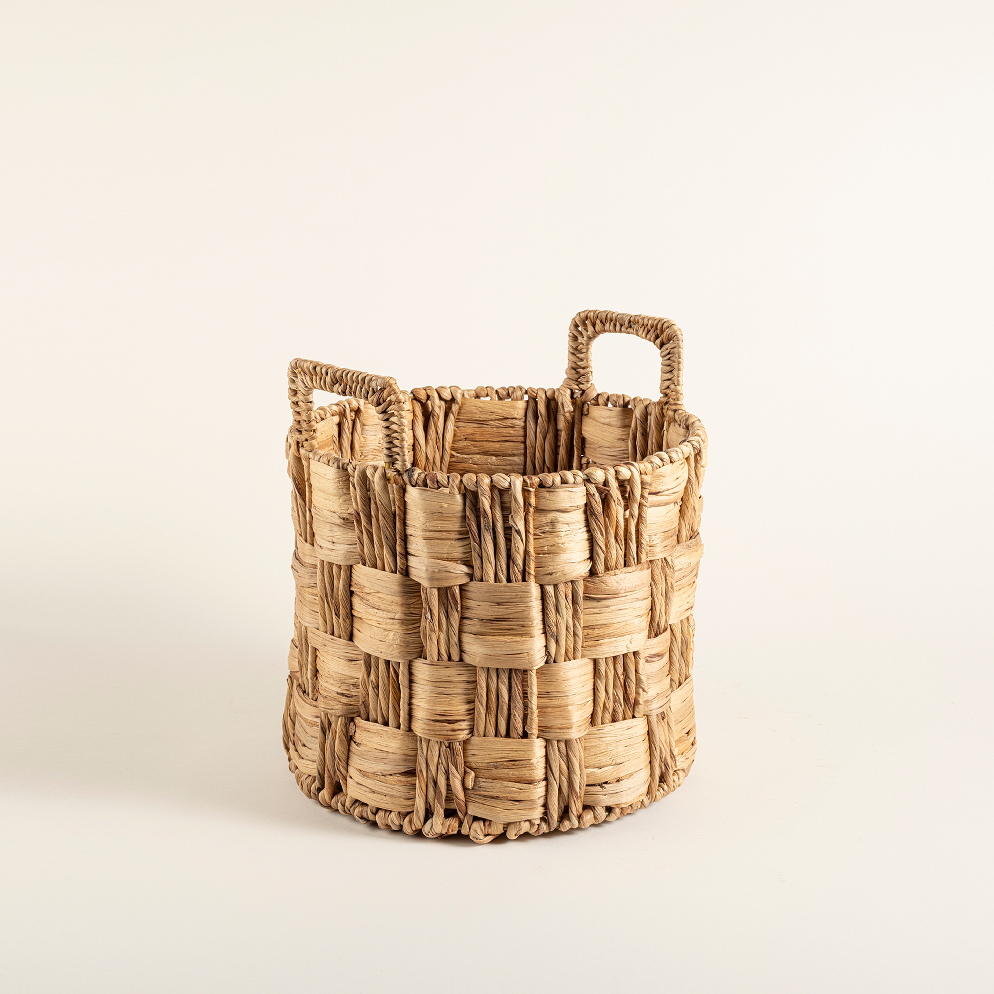 Polı Su Sümbülü Sepet 32x27x34 Cm Natural