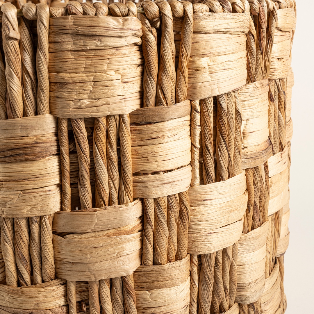 Polı Su Sümbülü Sepet 32x27x34 Cm Natural