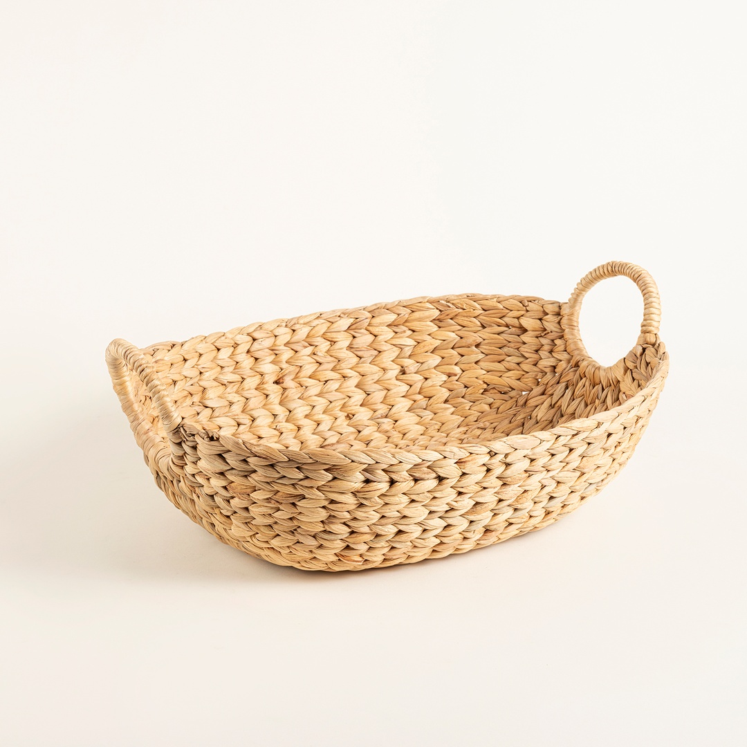 Polı Su Sümbülü Sepet 54x35x17 Cm Natural