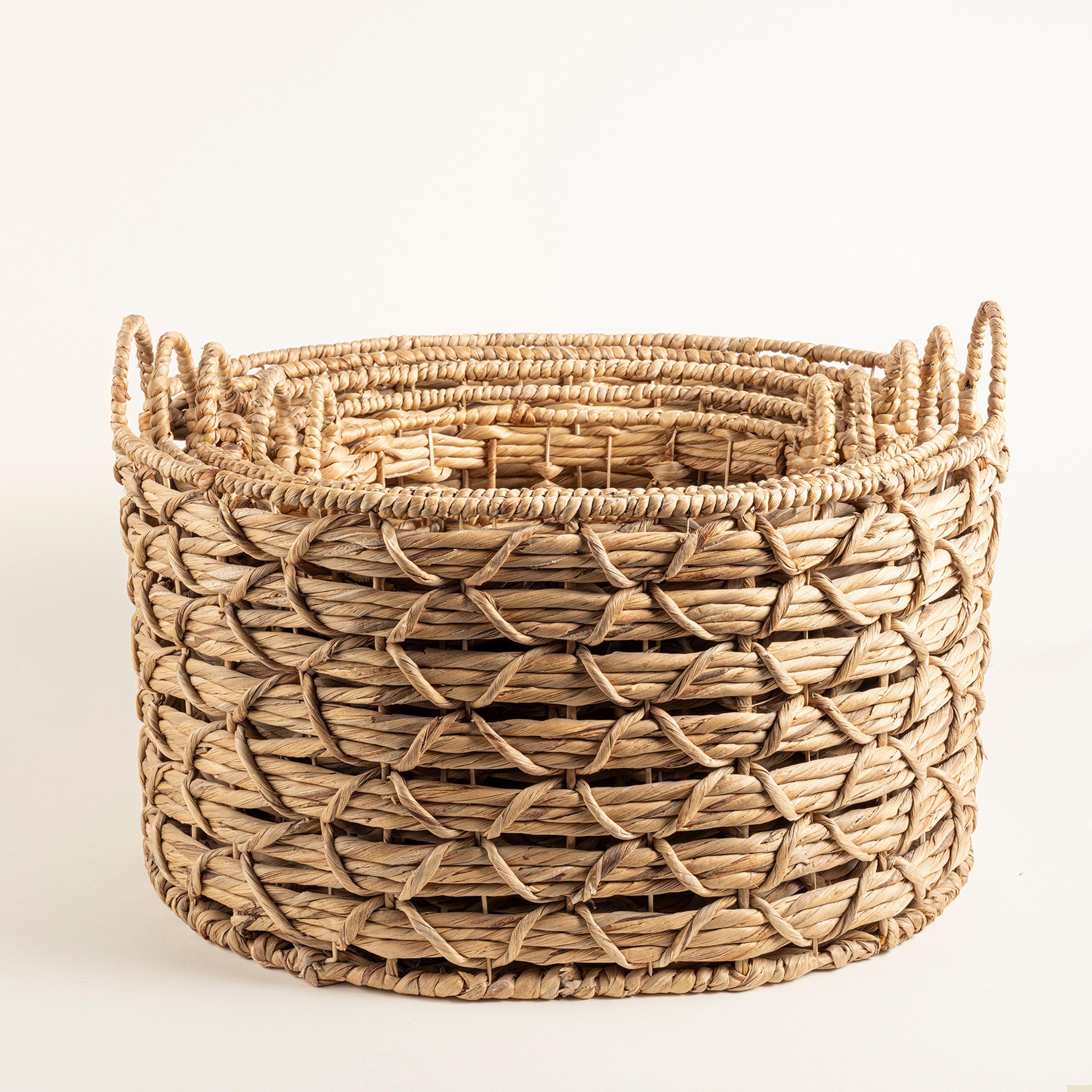 Polı Su Sümbülü Sepet 57x48x38 Cm Natural