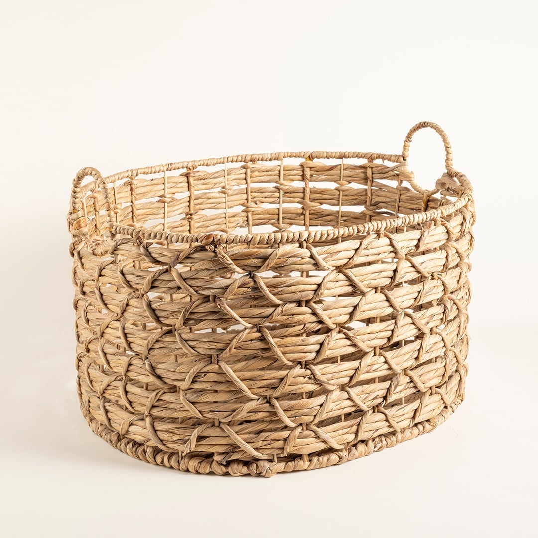 Polı Su Sümbülü Sepet 57x48x38 Cm Natural