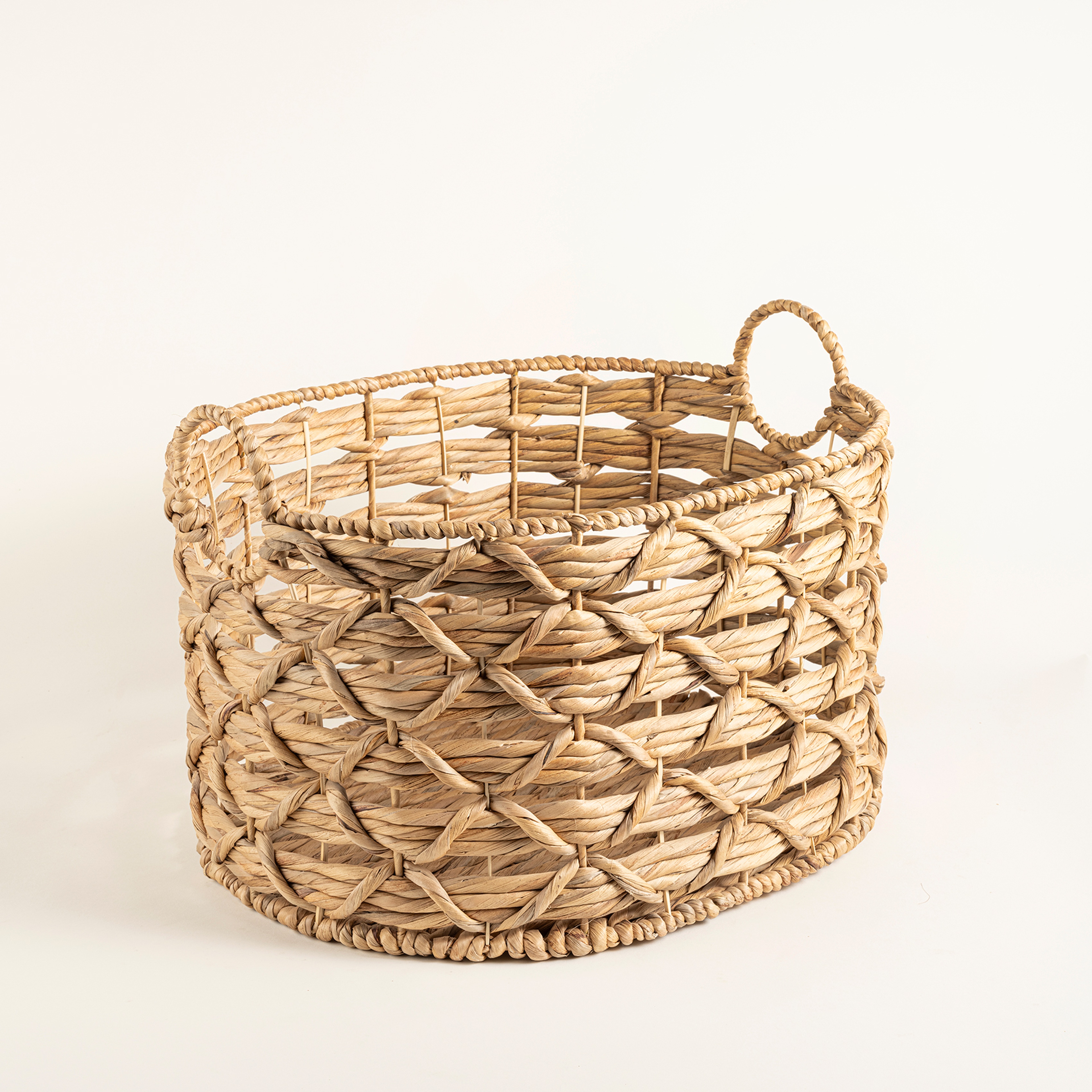 Polı Su Sümbülü Sepet 51x43x35 Cm Natural