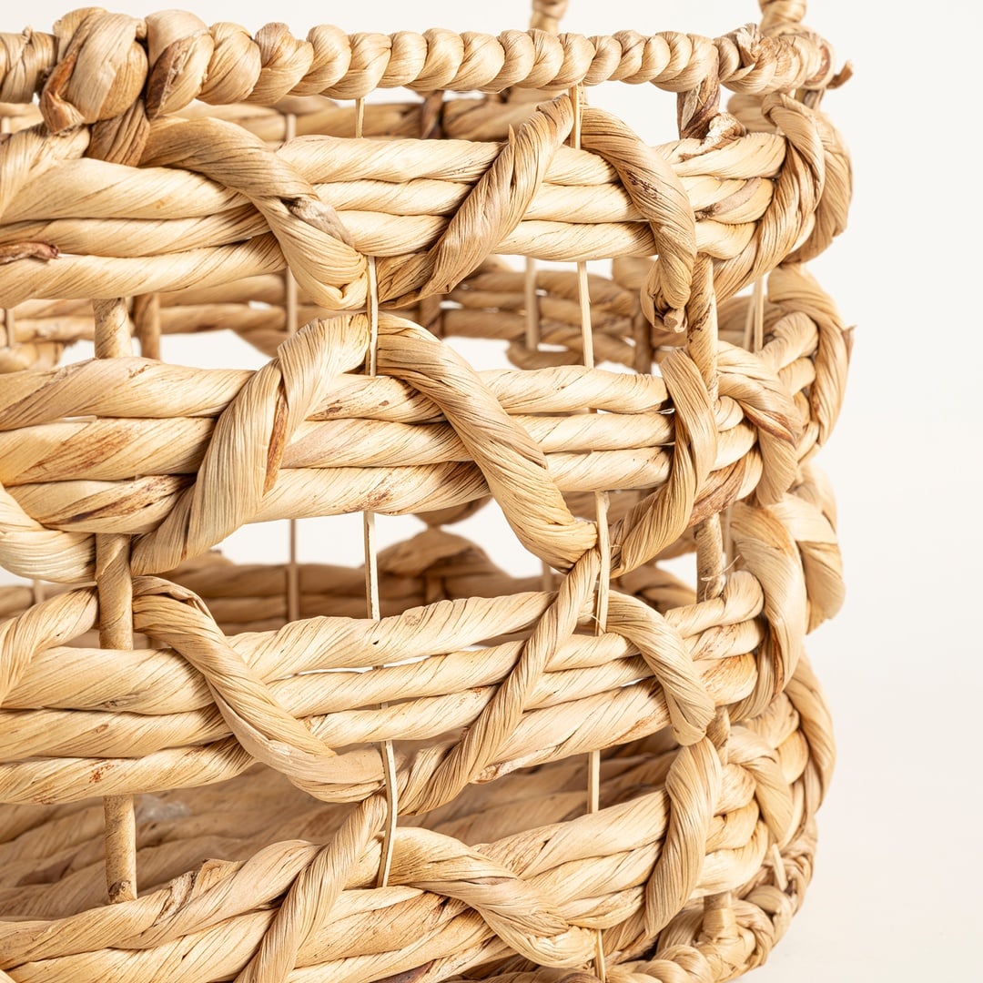 Polı Su Sümbülü Sepet 51x43x35 Cm Natural