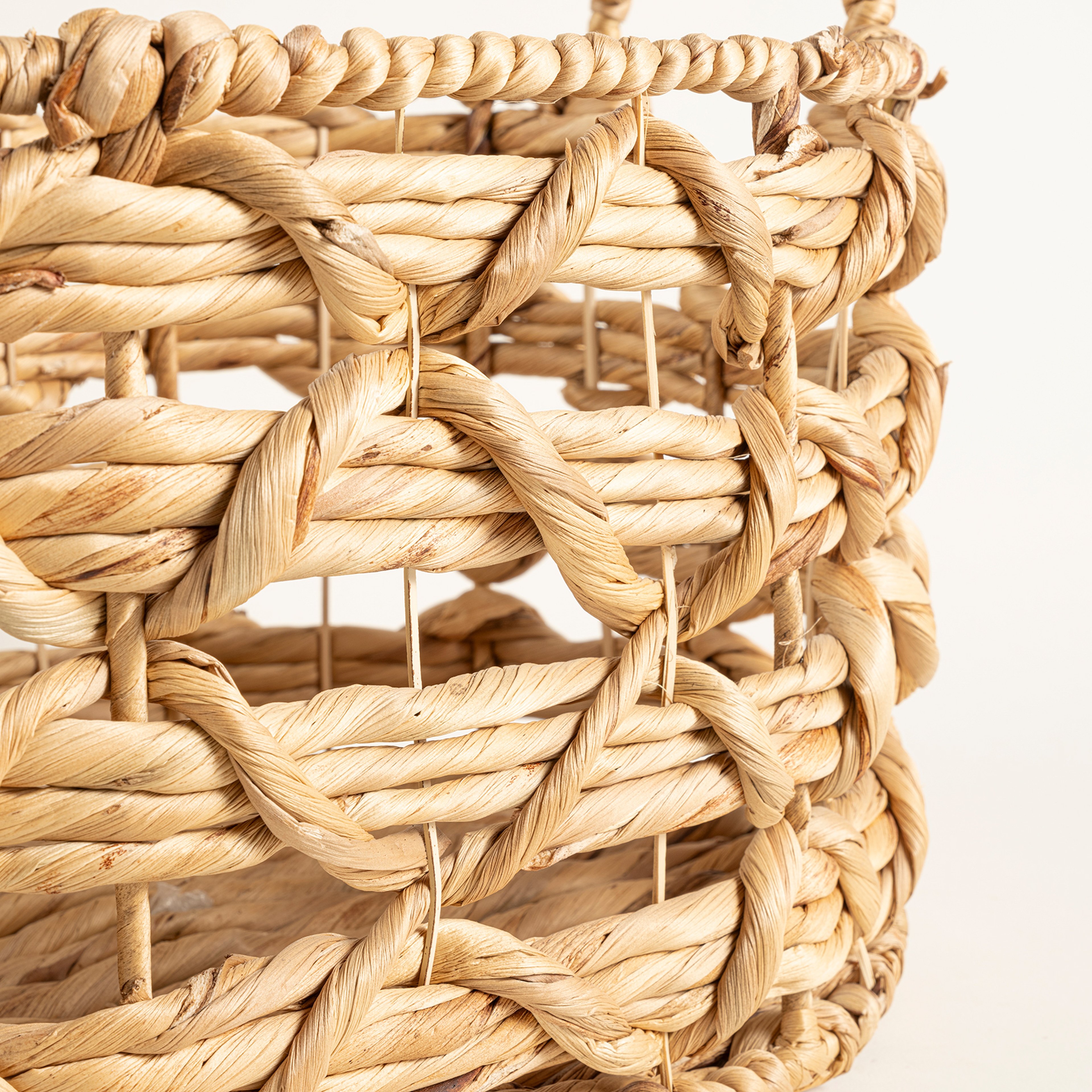 Polı Su Sümbülü Sepet 51x43x35 Cm Natural