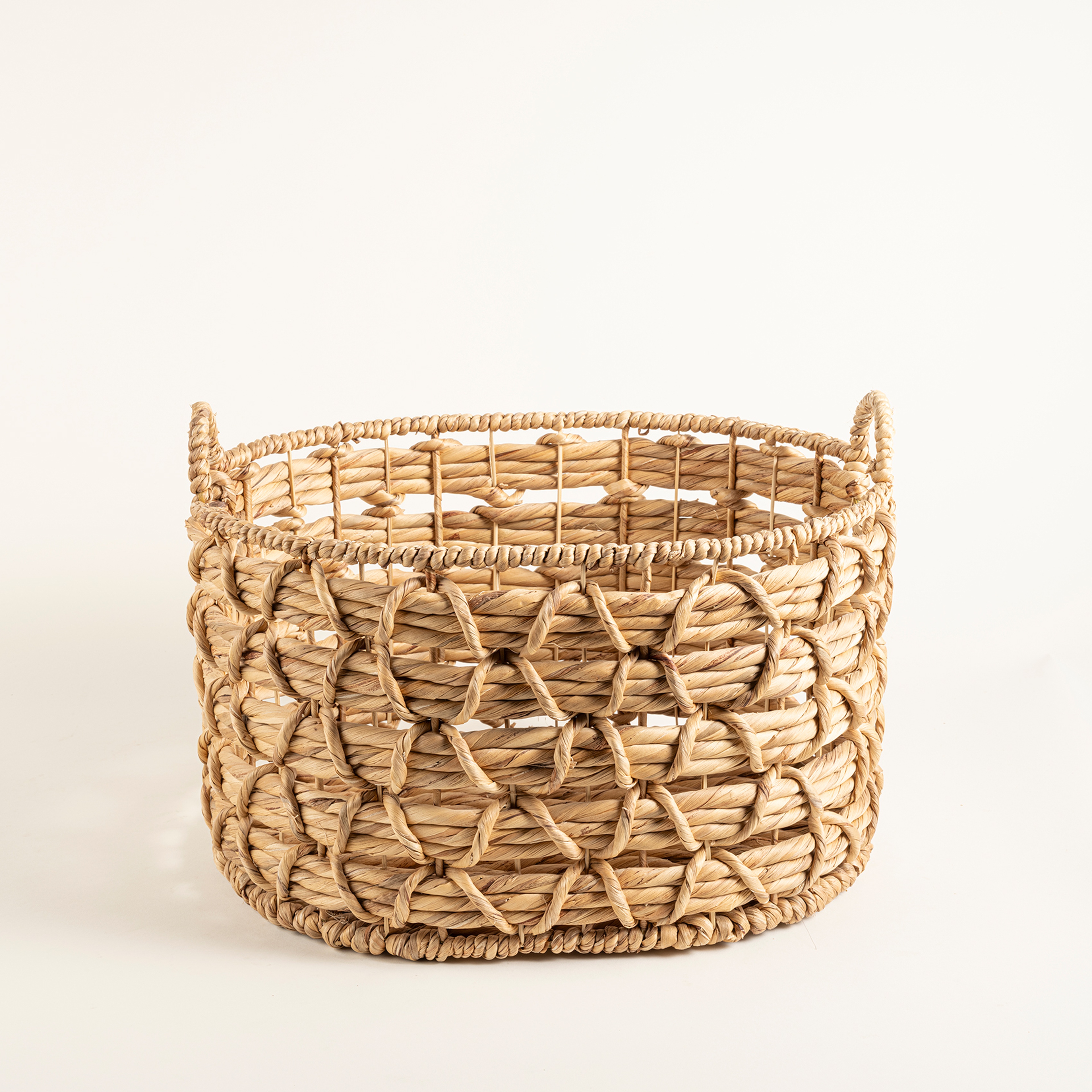 Polı Su Sümbülü Sepet 46x38x32 Cm Natural