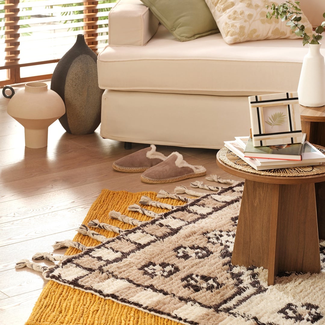 Jaıpur Yün Halı 160x230 Cm Bej