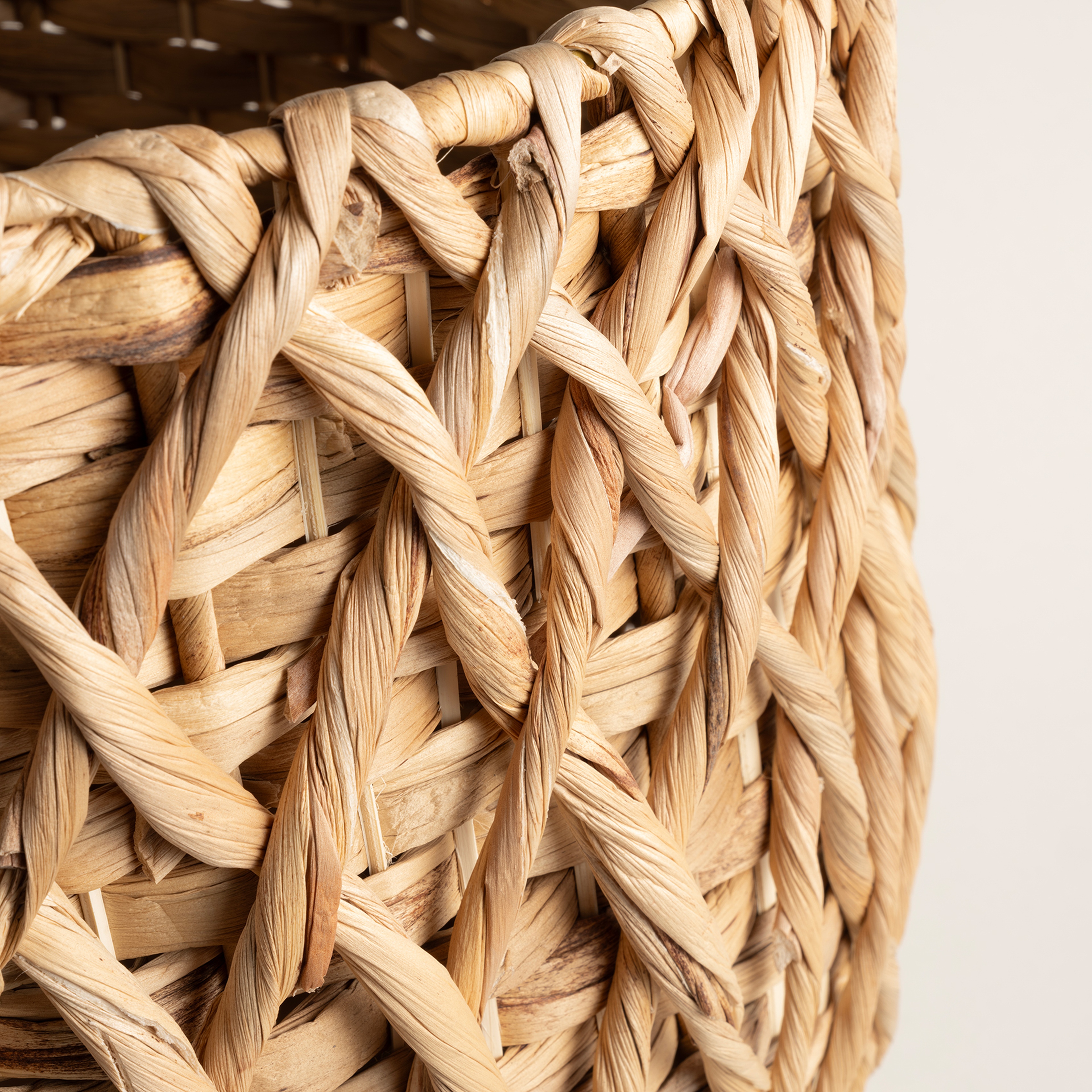 Polı Su Sümbülü Sepet 44x44x45 Cm Natural